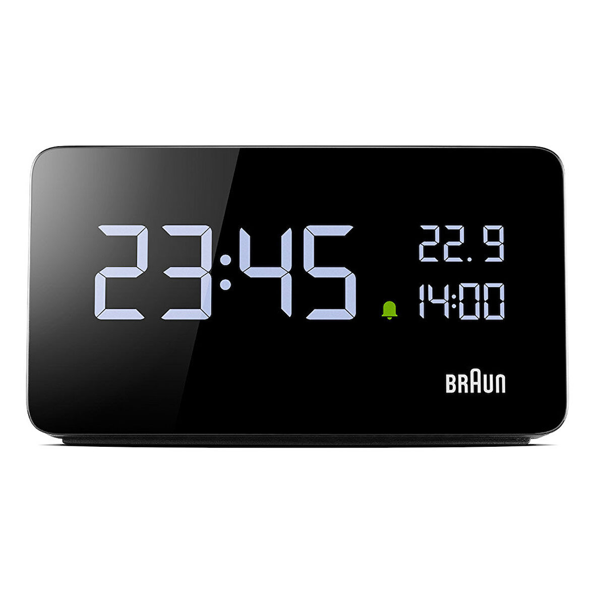 Braun BC20BEU Siyah Dijital Alarmlı Masa Saati
