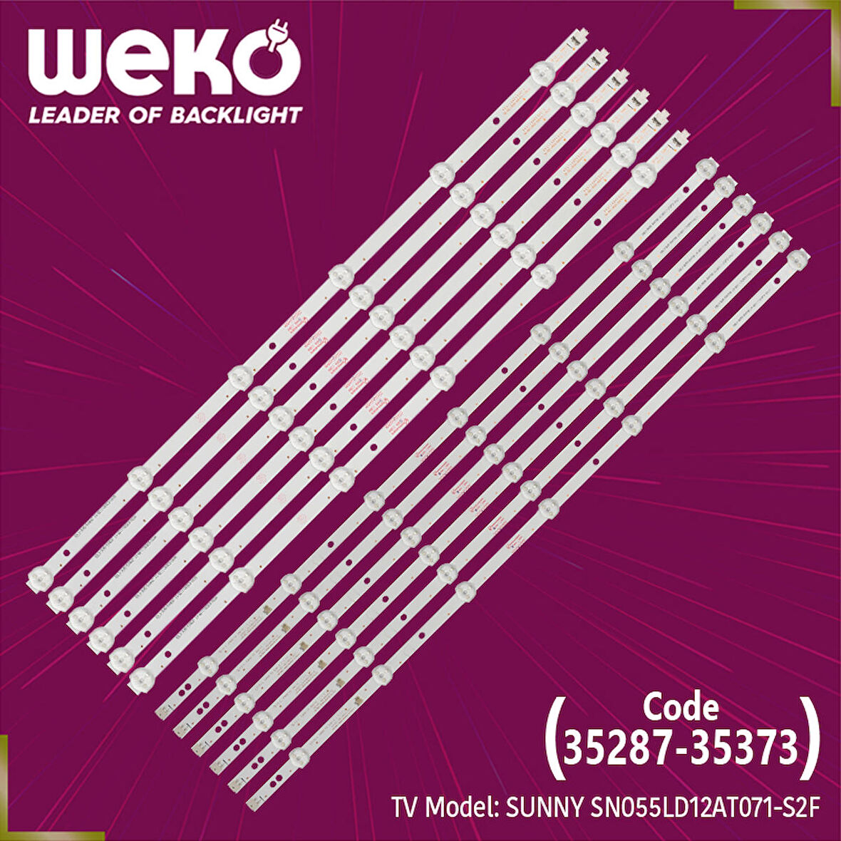 WKSET-5157 35287X6 35373X6  08-55C-3528 12 ADET LED BAR