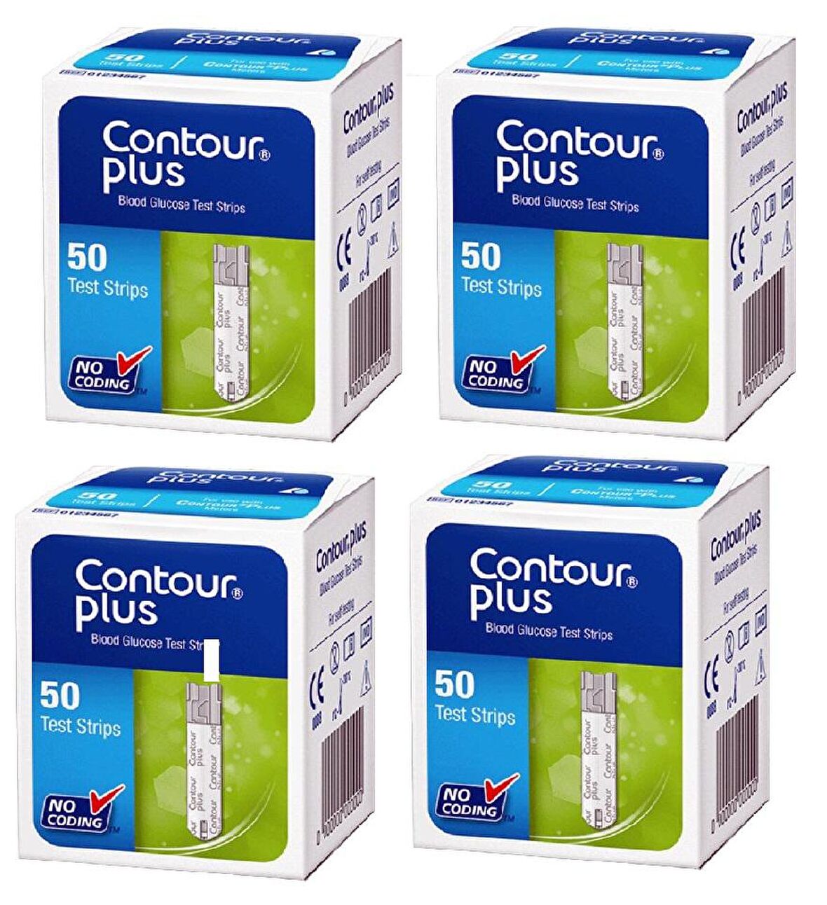 Contour Plus Test Stripleri 50'li x 4 Adet