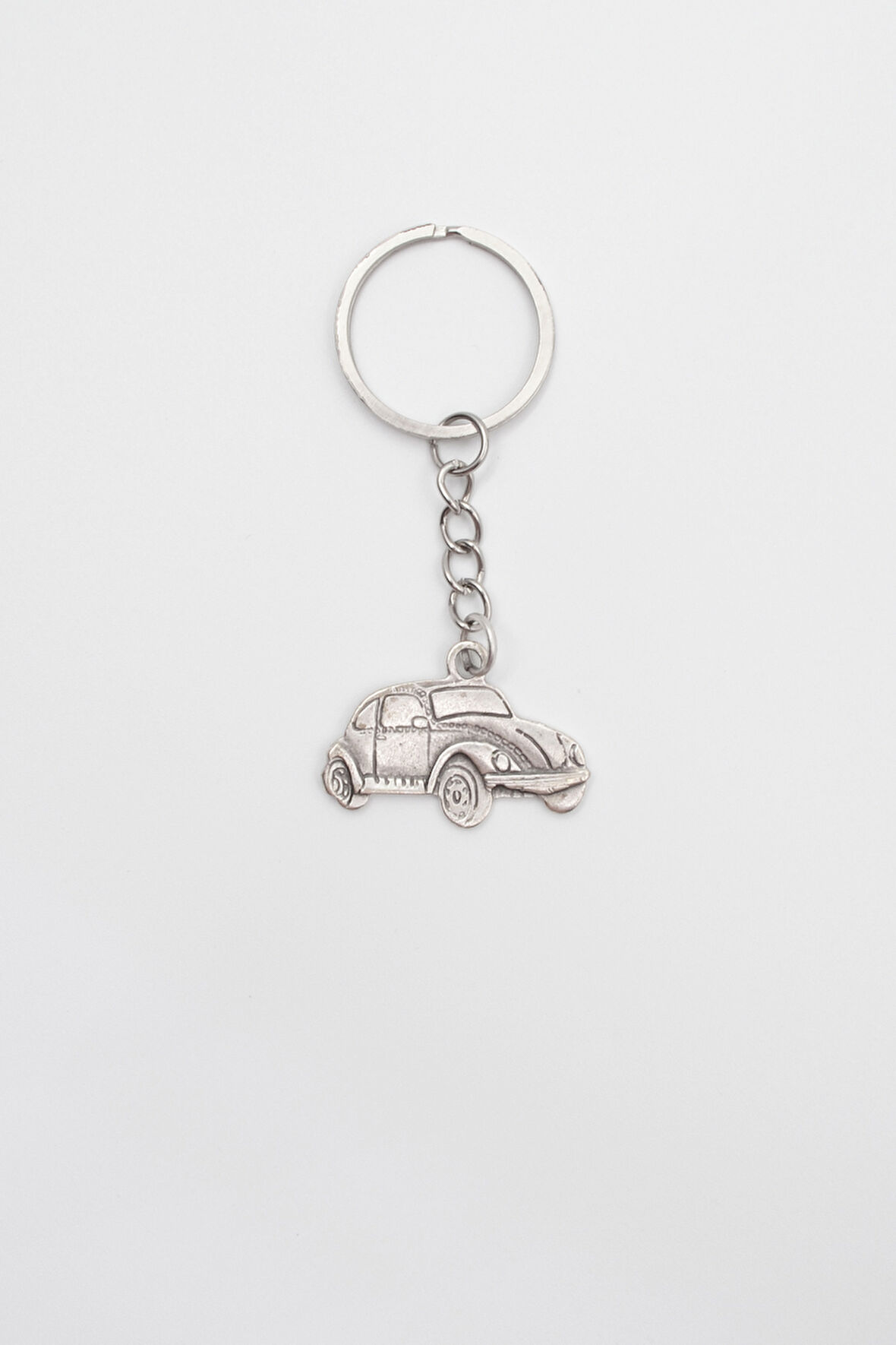 Nostaljik Vosvos Anahtarlık - Antik Gümüş Kaplama - Kadın Erkek