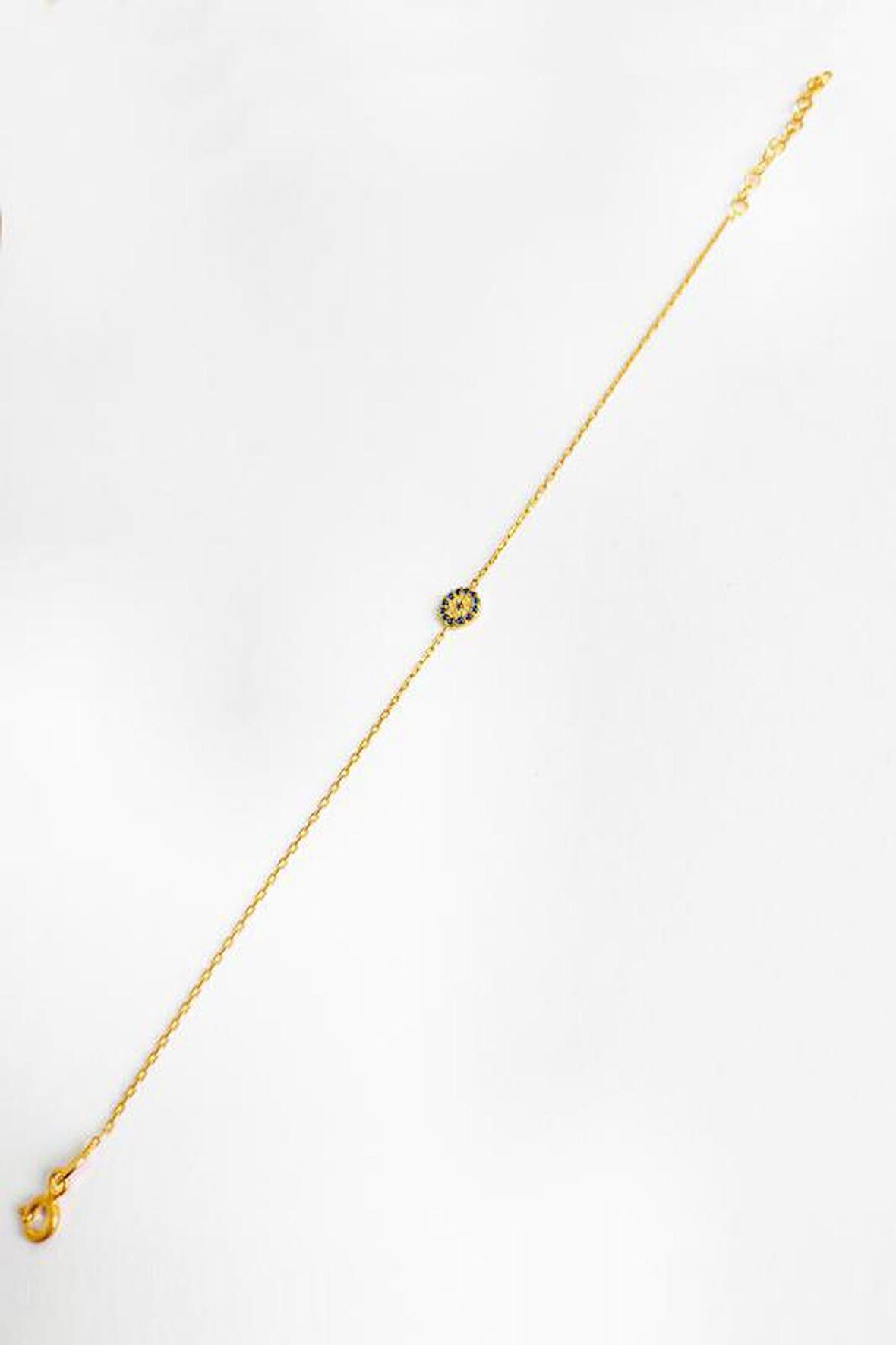 Klasik Nazar Boncuklu Gümüş Bileklik