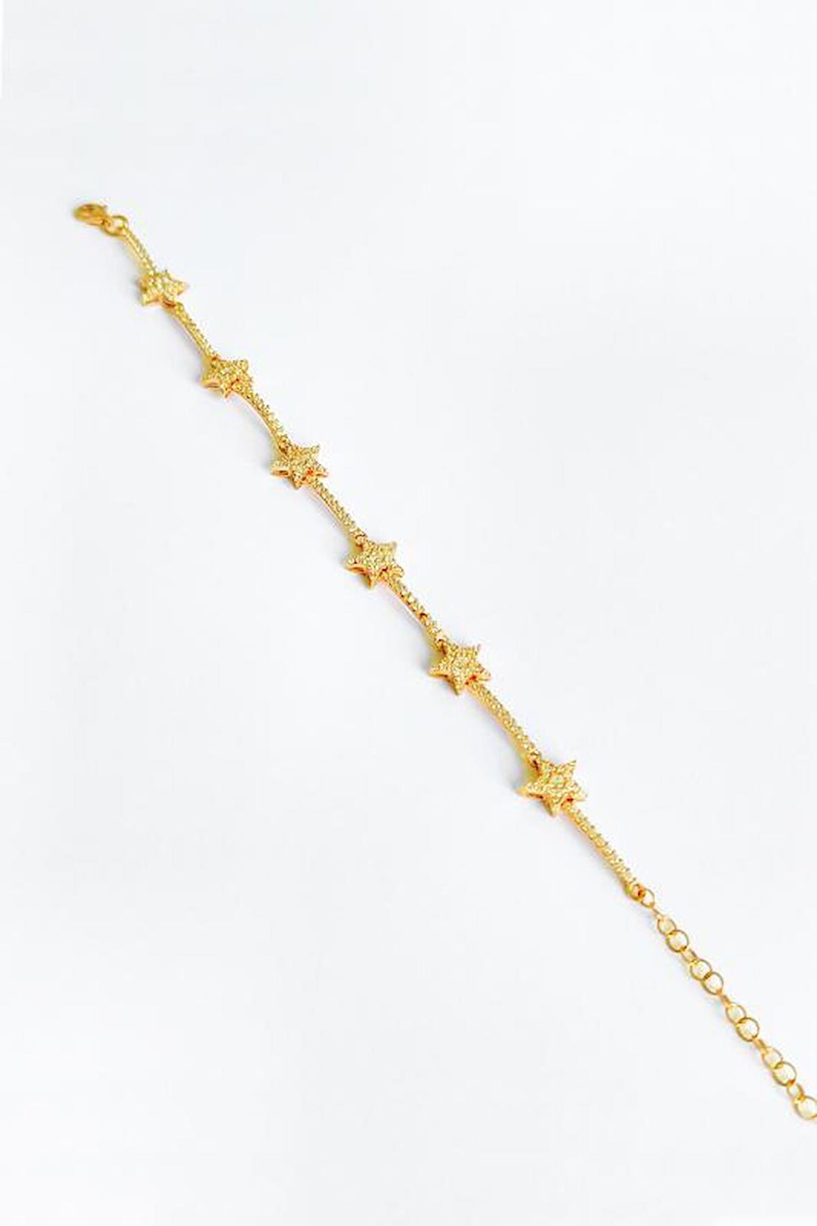 Taşlı Yıldız Gümüş Bileklik