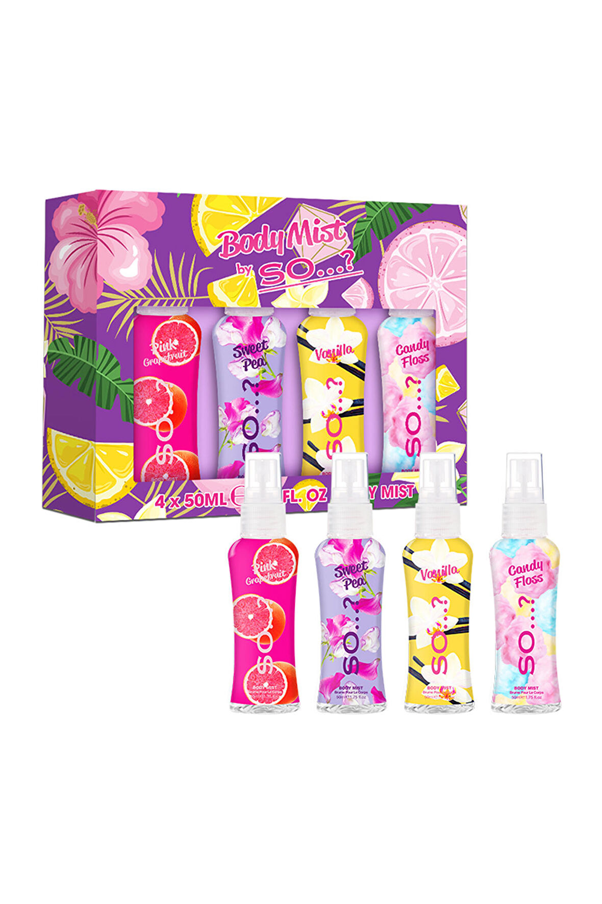 So...? So Body Mist by So Mini Mist Hediye Seti (4x50ml)