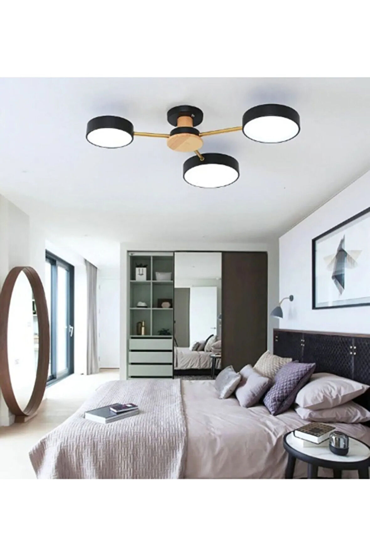 Conza Led Avize Syah 3'lü