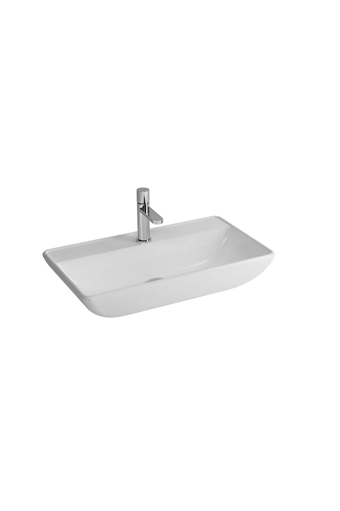 Domino Tezgah Üstü Lavabo  Batarya Deilkli 5019BT