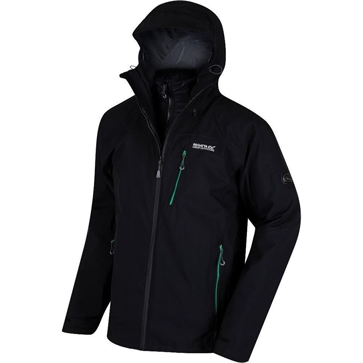 Regatta Wentwood II 3in1 Erkek Mont-SİYAH
