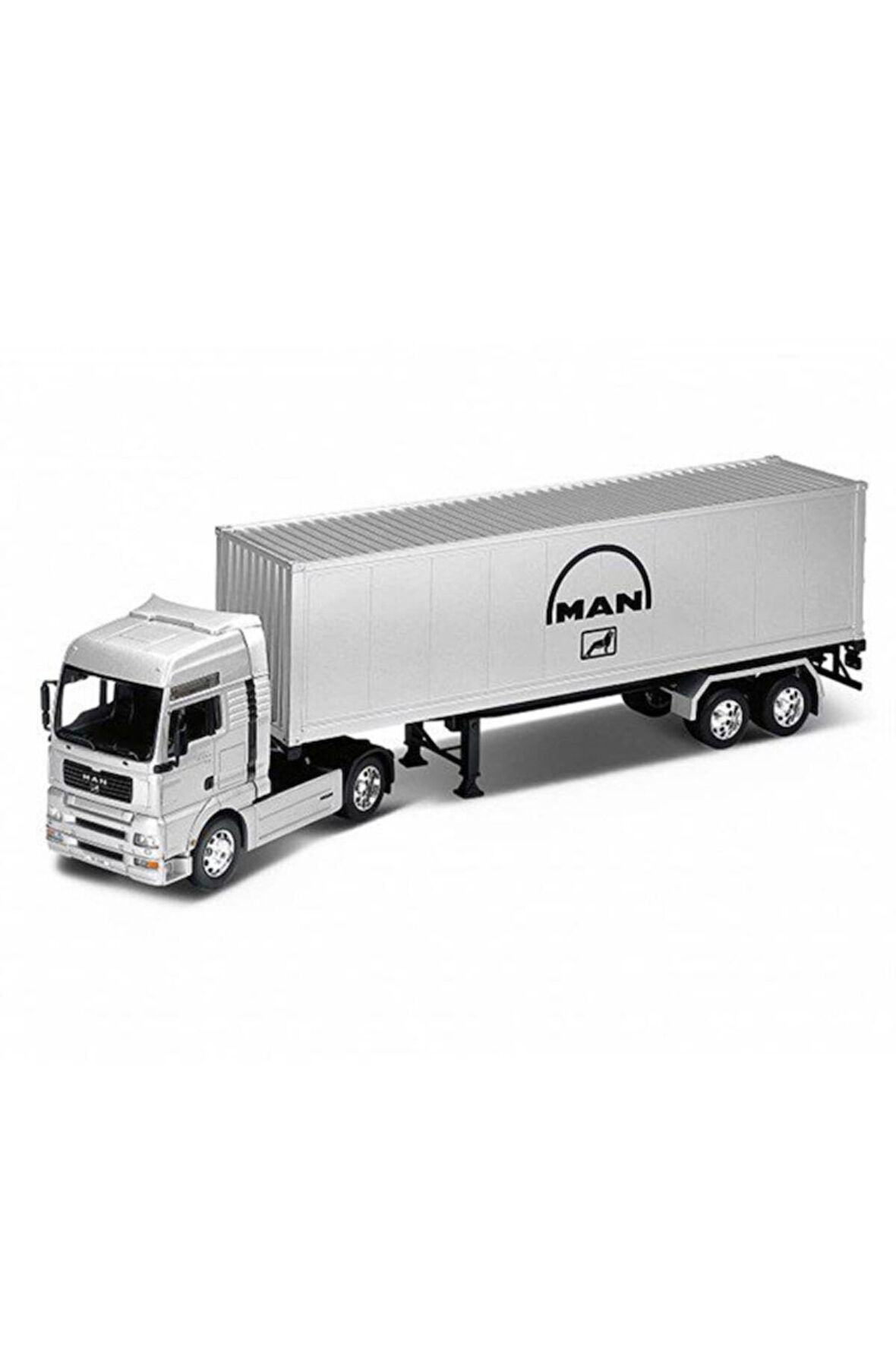 1:32 Man Tır Oyuncak Tır Oyuncak Dorseli Tır Ön Kısmı Metal Scntoys