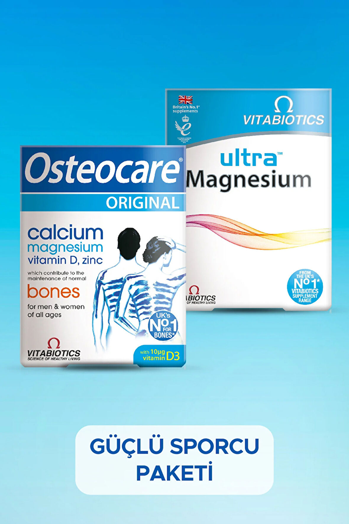90 Tablet Ultra Magnezyum - Güçlü Sporcu Paketi