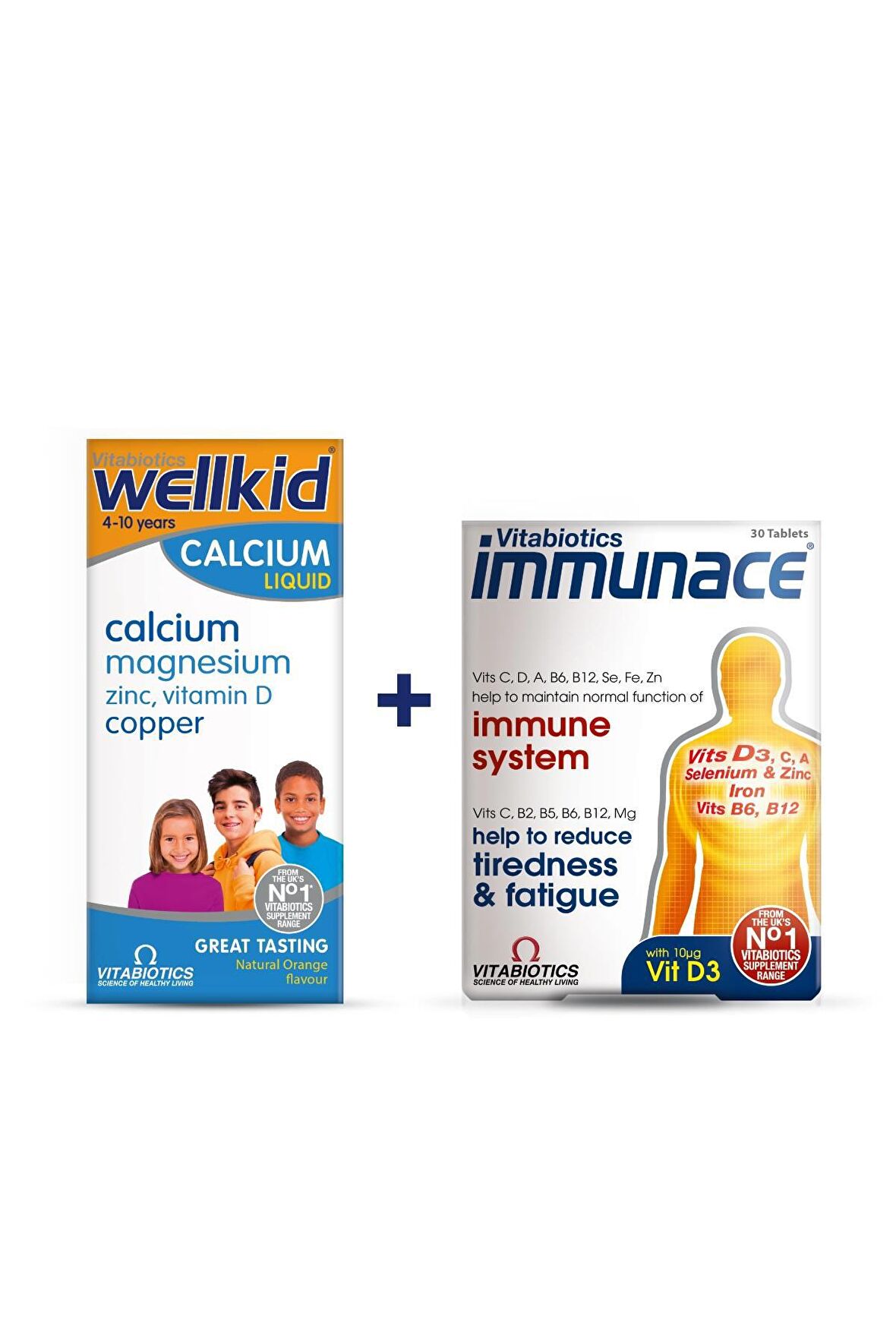 Wellkid Calcium Liquid + Immunace Original  - Aile Boyu Sağlık Paketi