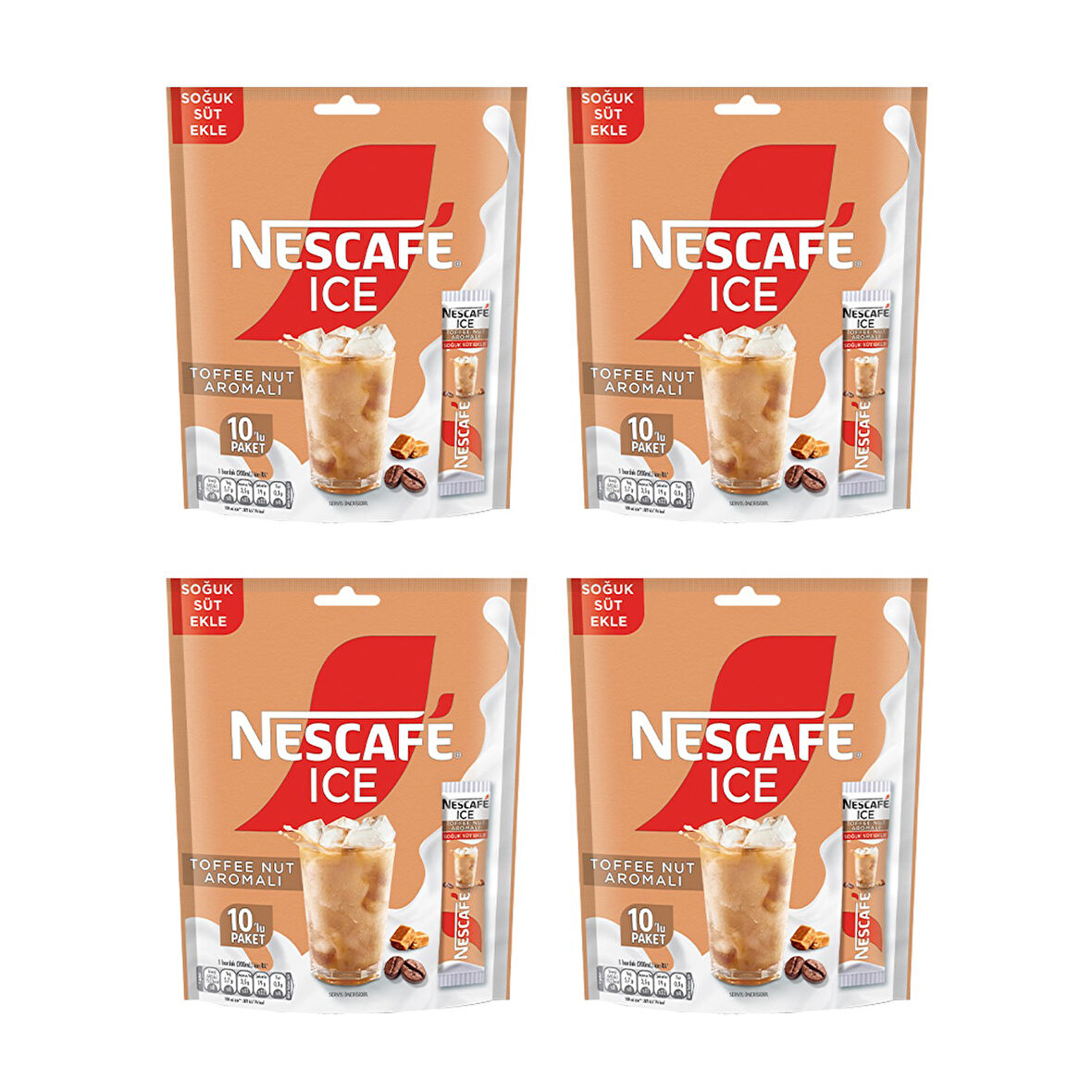 Nescafe Ice Toffee Nut 10 lu x 4 Paket