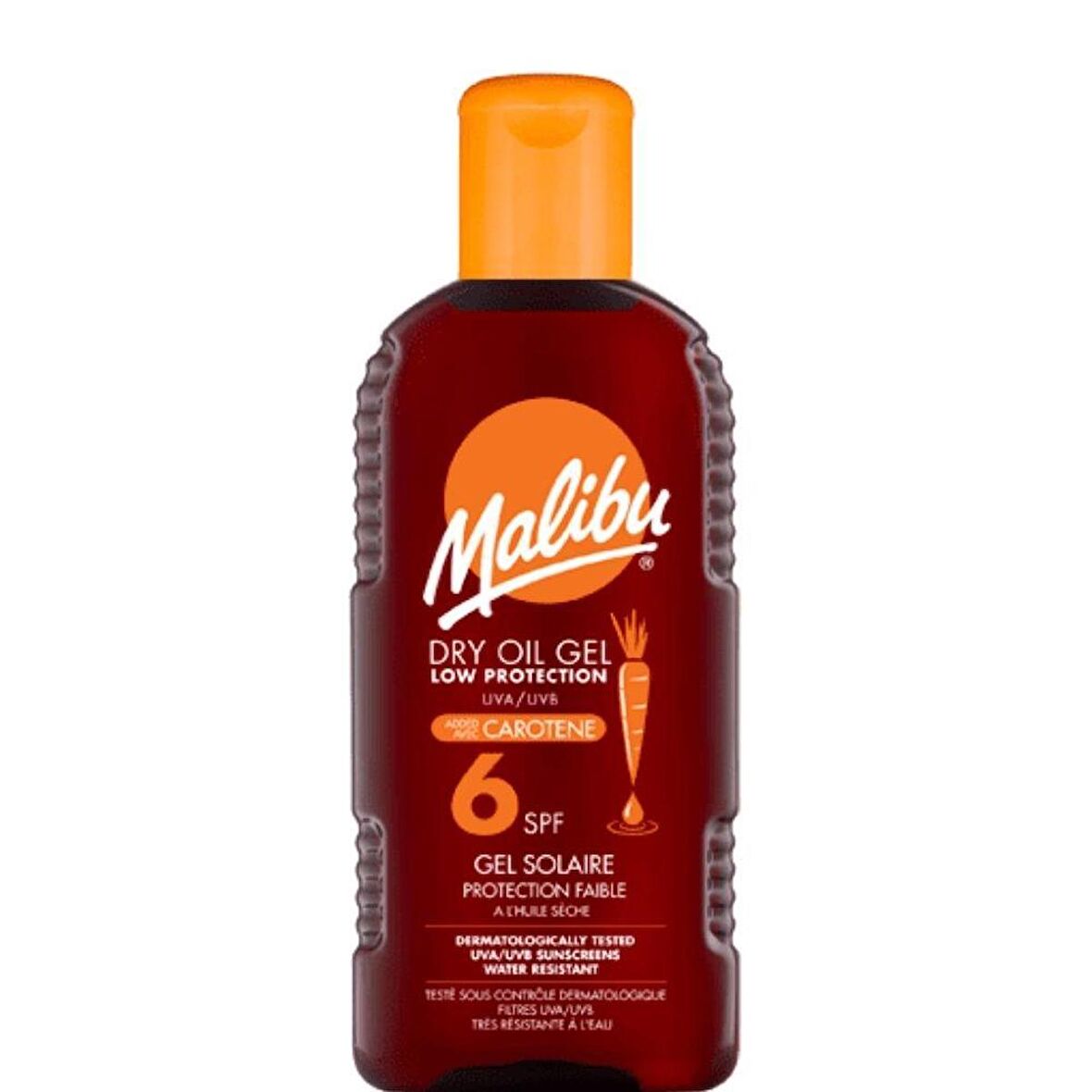 Malibu Güneş Koruyucu Dry Oil Jel+Karoten SPF6 200ml