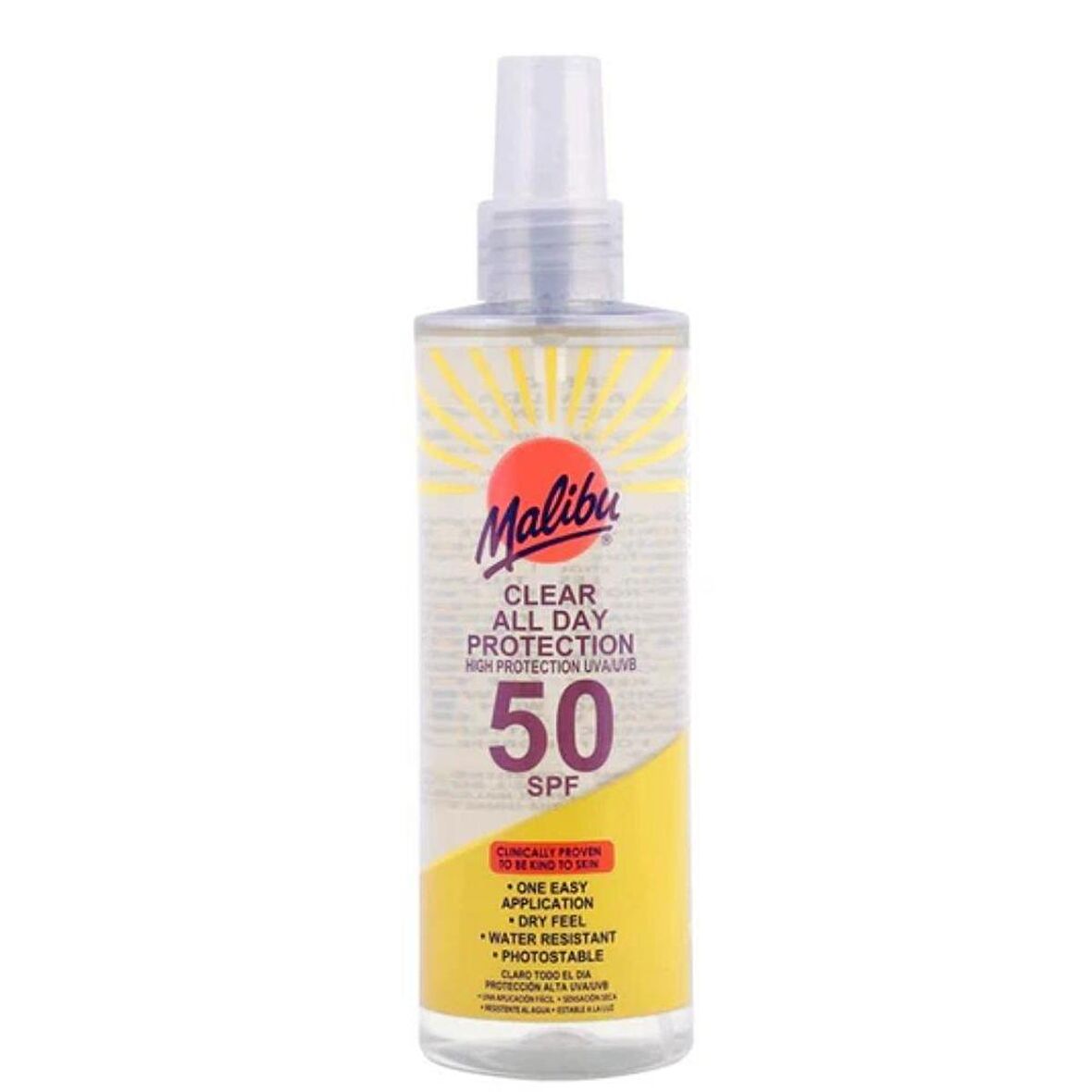 Malibu Güneş Koruyucu Gün Boyu Koruma Spreyi SPF50 250ML