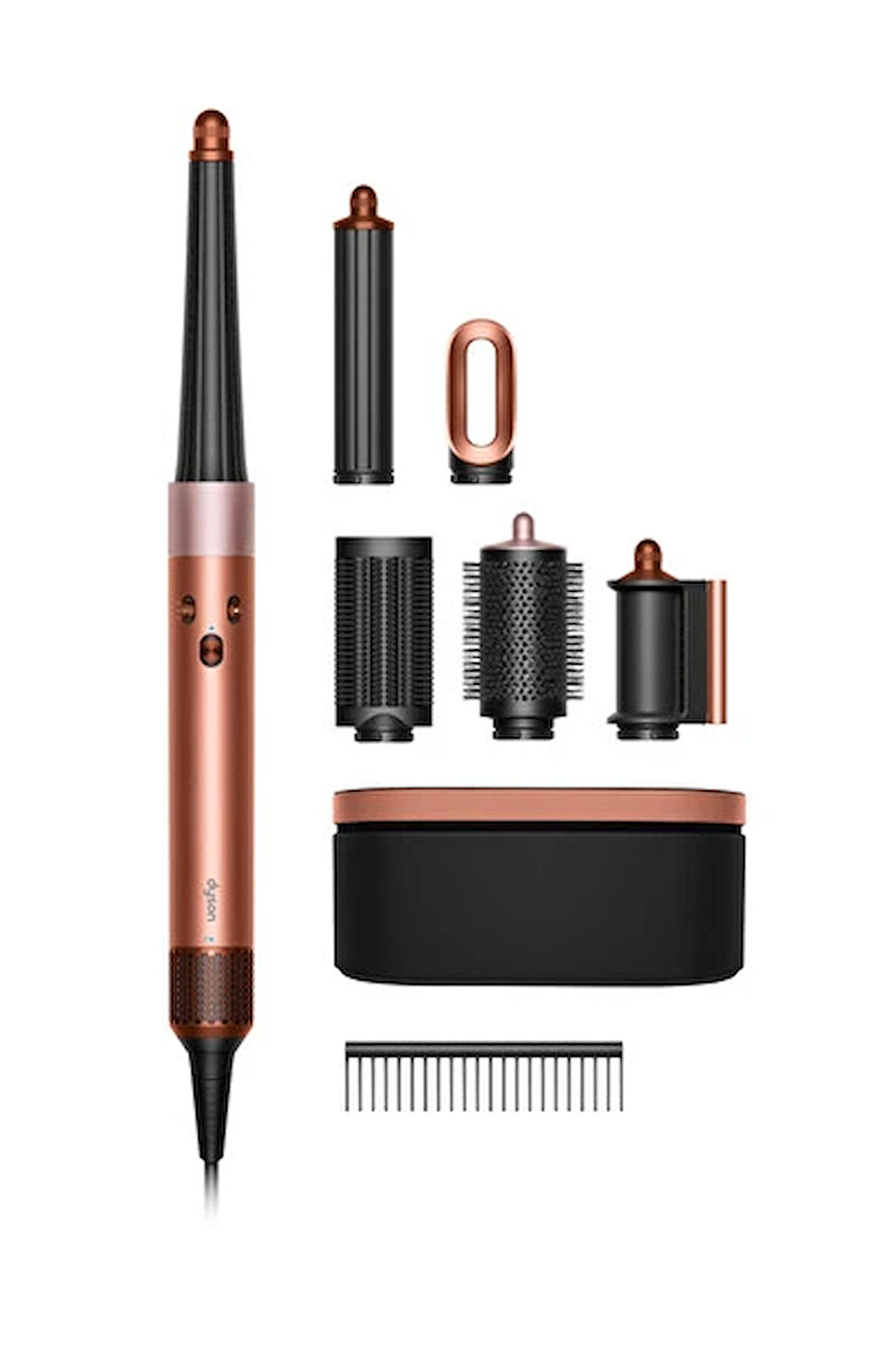 Dyson Airwrap i.d.™ saç şekillendirme ve kurutma seti (Amber Silk)