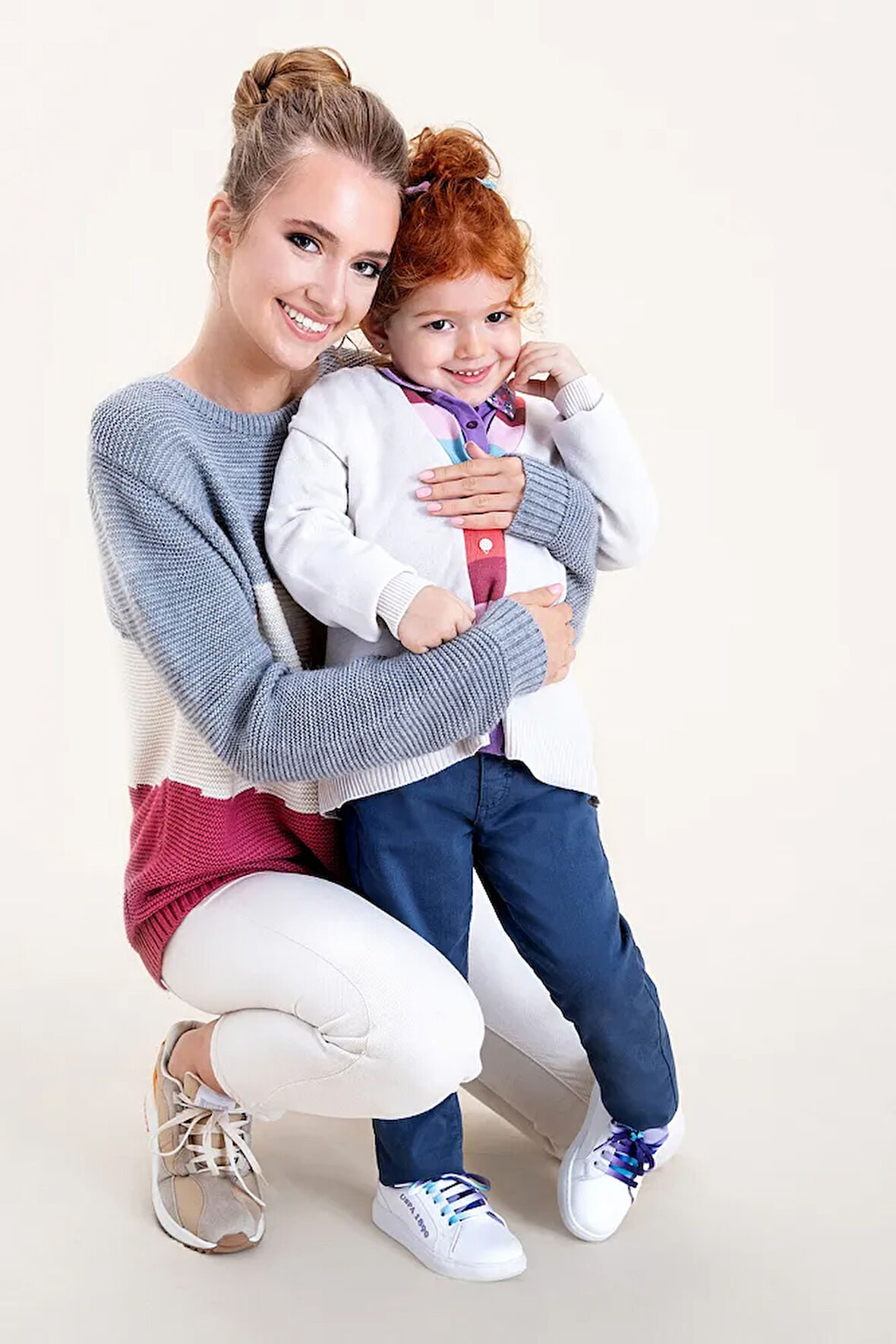Kız Çocuk İndigo Kanvas Pantolon 50256600-VR028