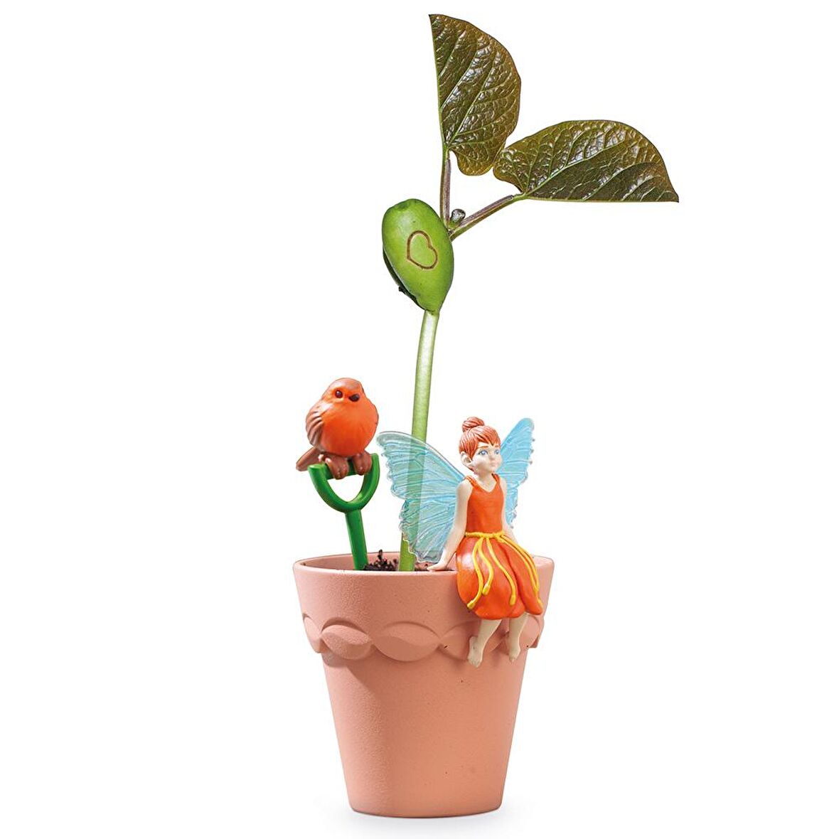 Mini Peri Saksısı Turuncu