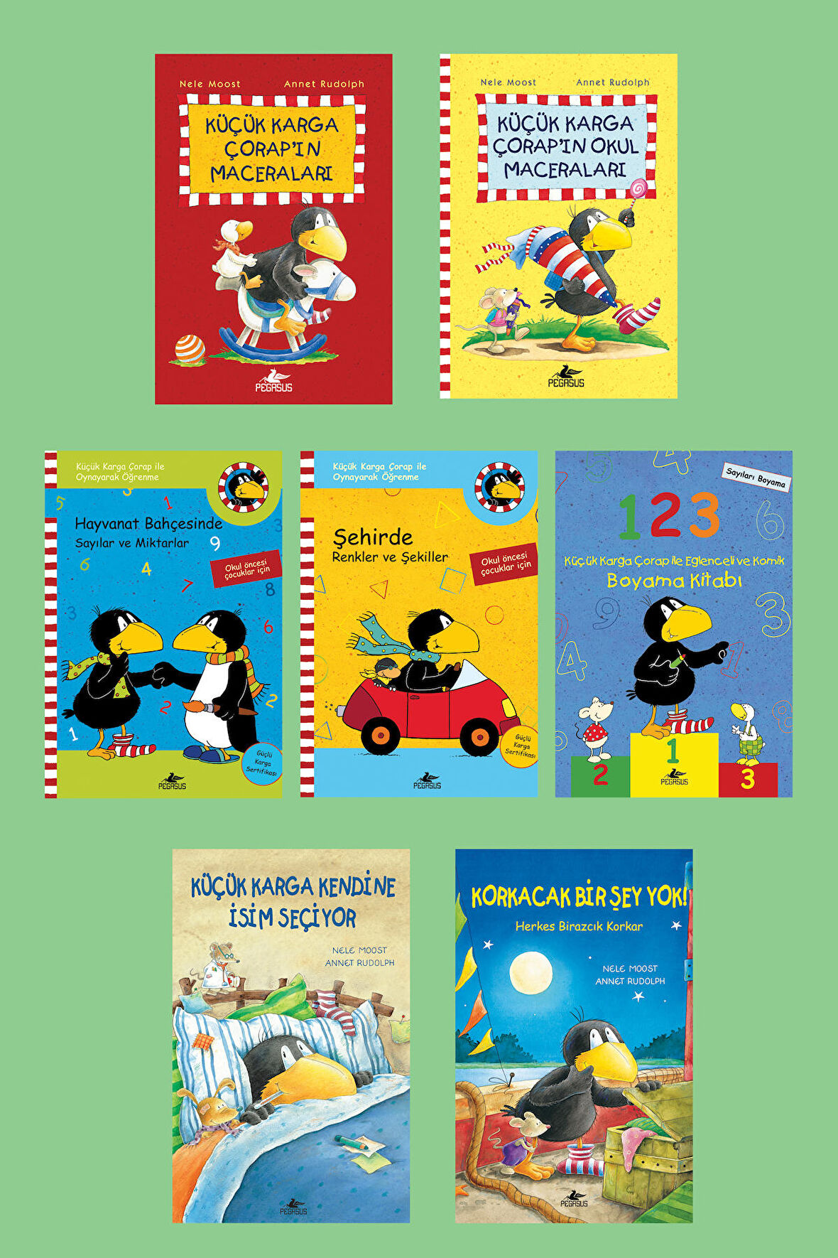 Afacanlar Takımı Serisi Takım Set (7 Kitap)