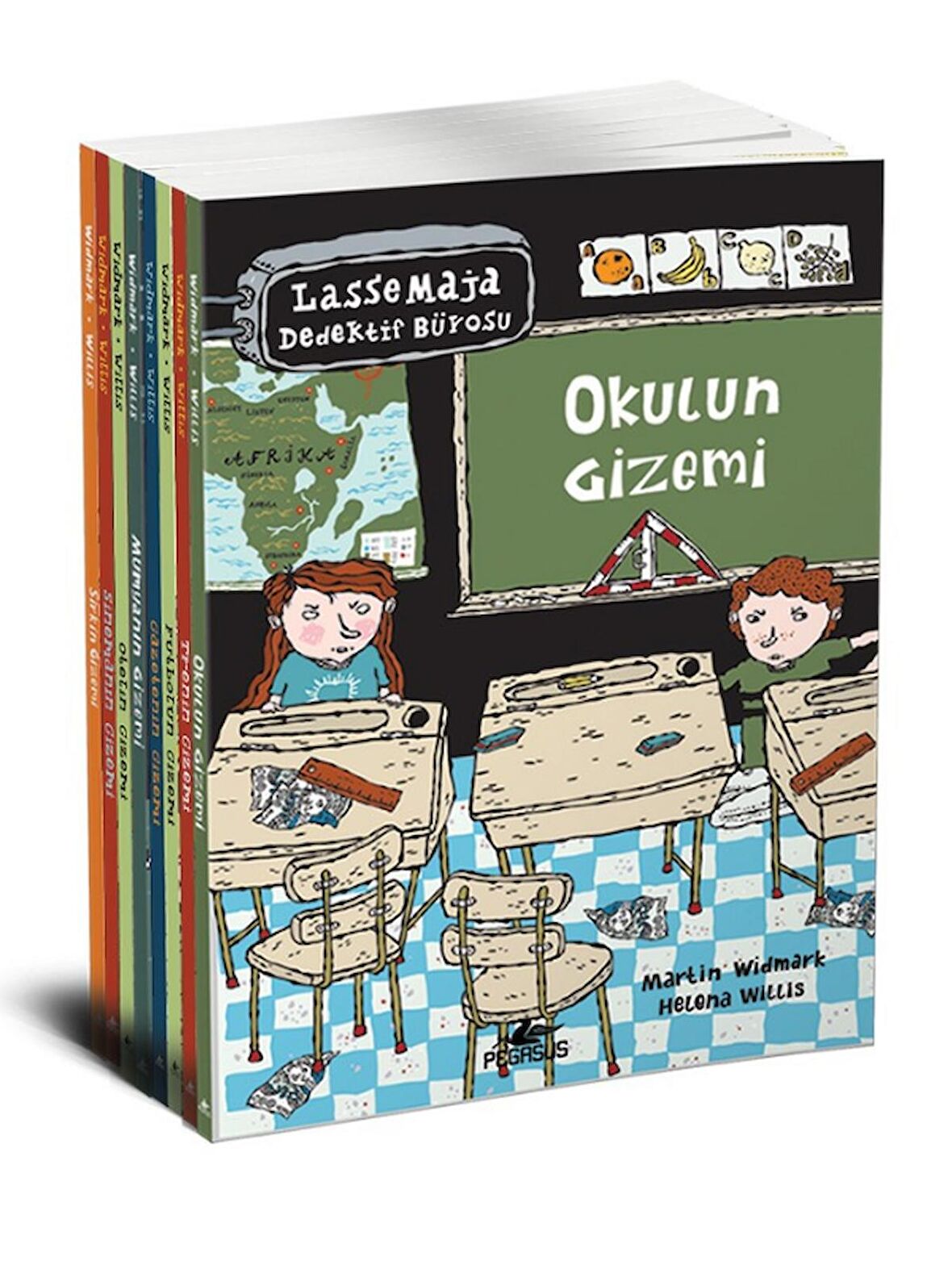 Lasse Maja Dedektif Bürosu Serisi Takım Set 8 Kitap - Martin Widmark