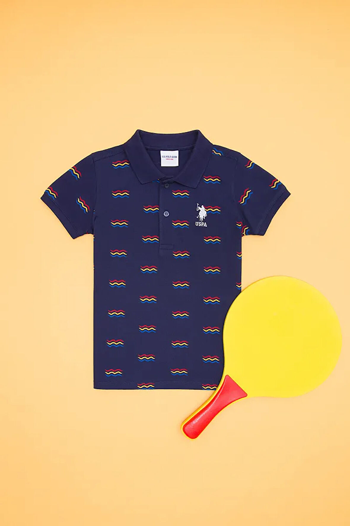 Erkek Çocuk Lacivert Polo Yaka Tişört 50266077-VR033