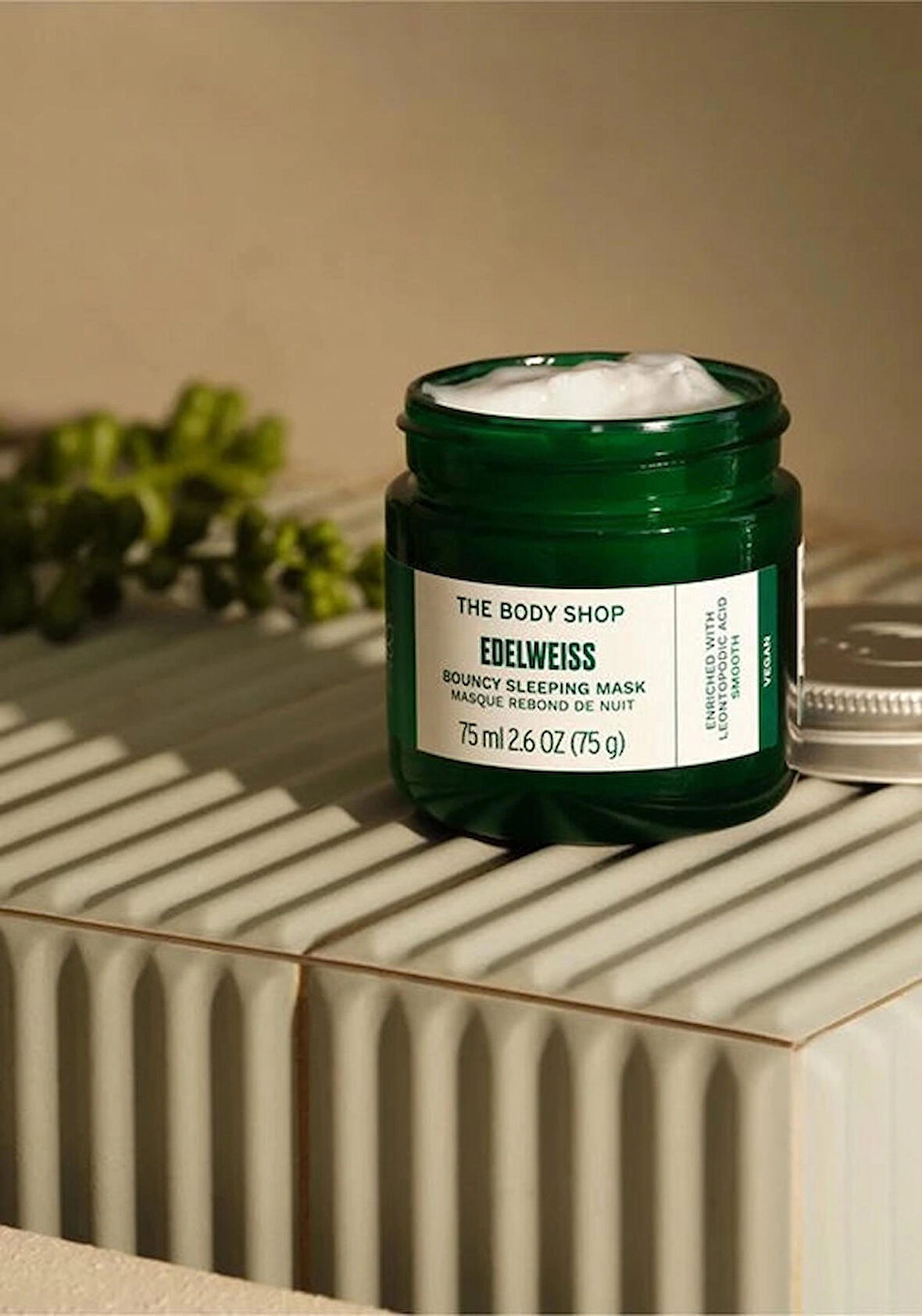 THE BODY SHOP Edelweiss Bouncy Uyku Maskesi Yenileyici Etkiyle 75 ML Tüm Cilt Tipleri İçin