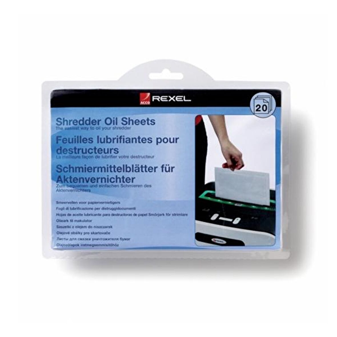 Rexel Evrak İmha Makinesi Yağ Kağıtları 2101949