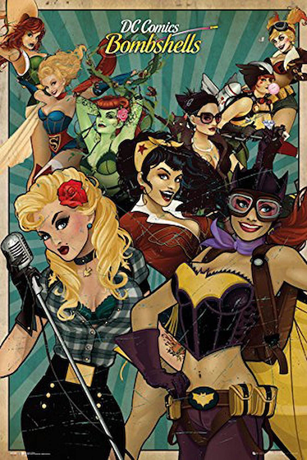 DC COMICS  BOOMSHELLS  MAXI POSTER (İTHAL)