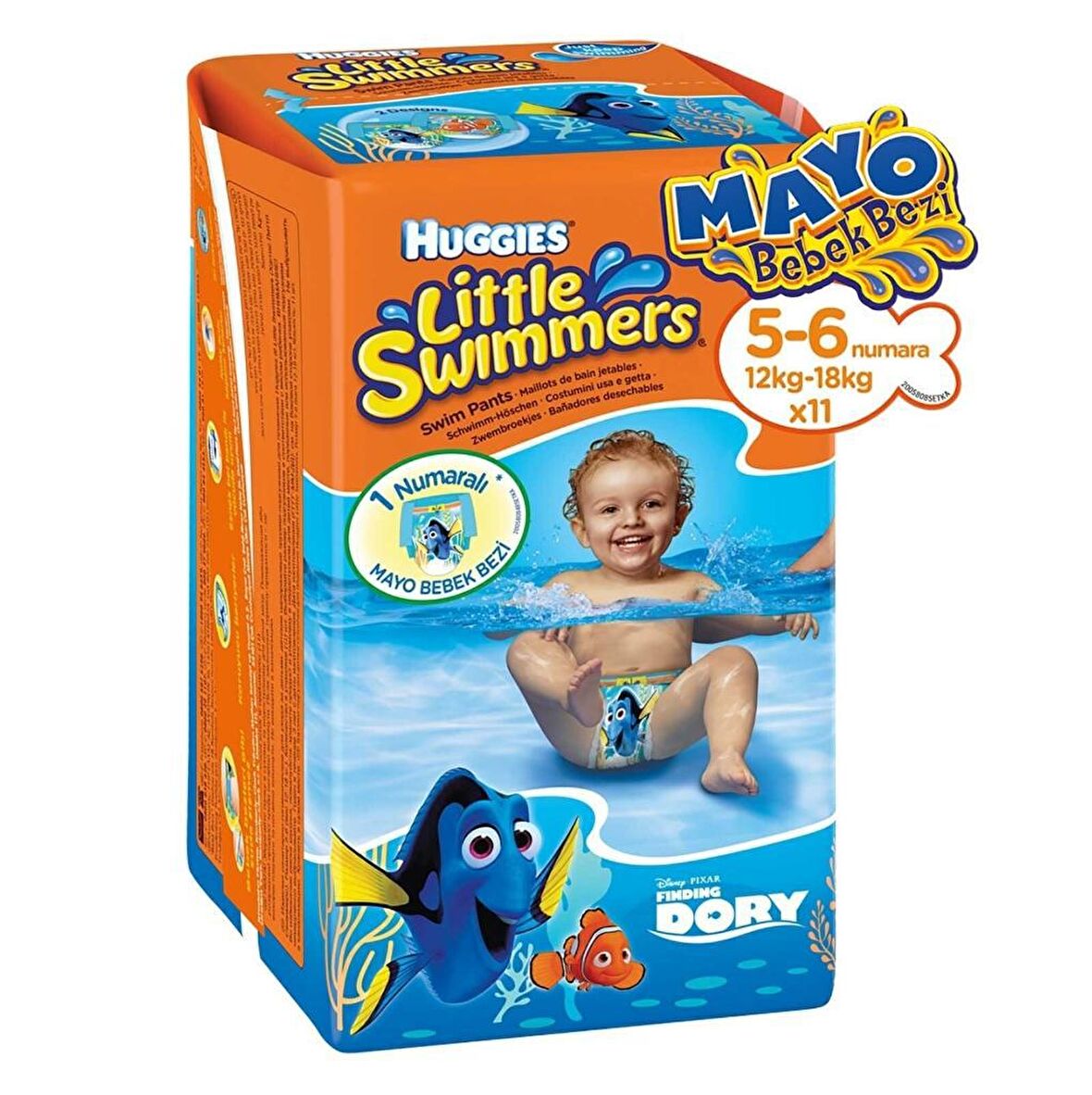 Huggies Little Swimmers Mayo Bebek Bezi M-L 11'li 12-18 Kg