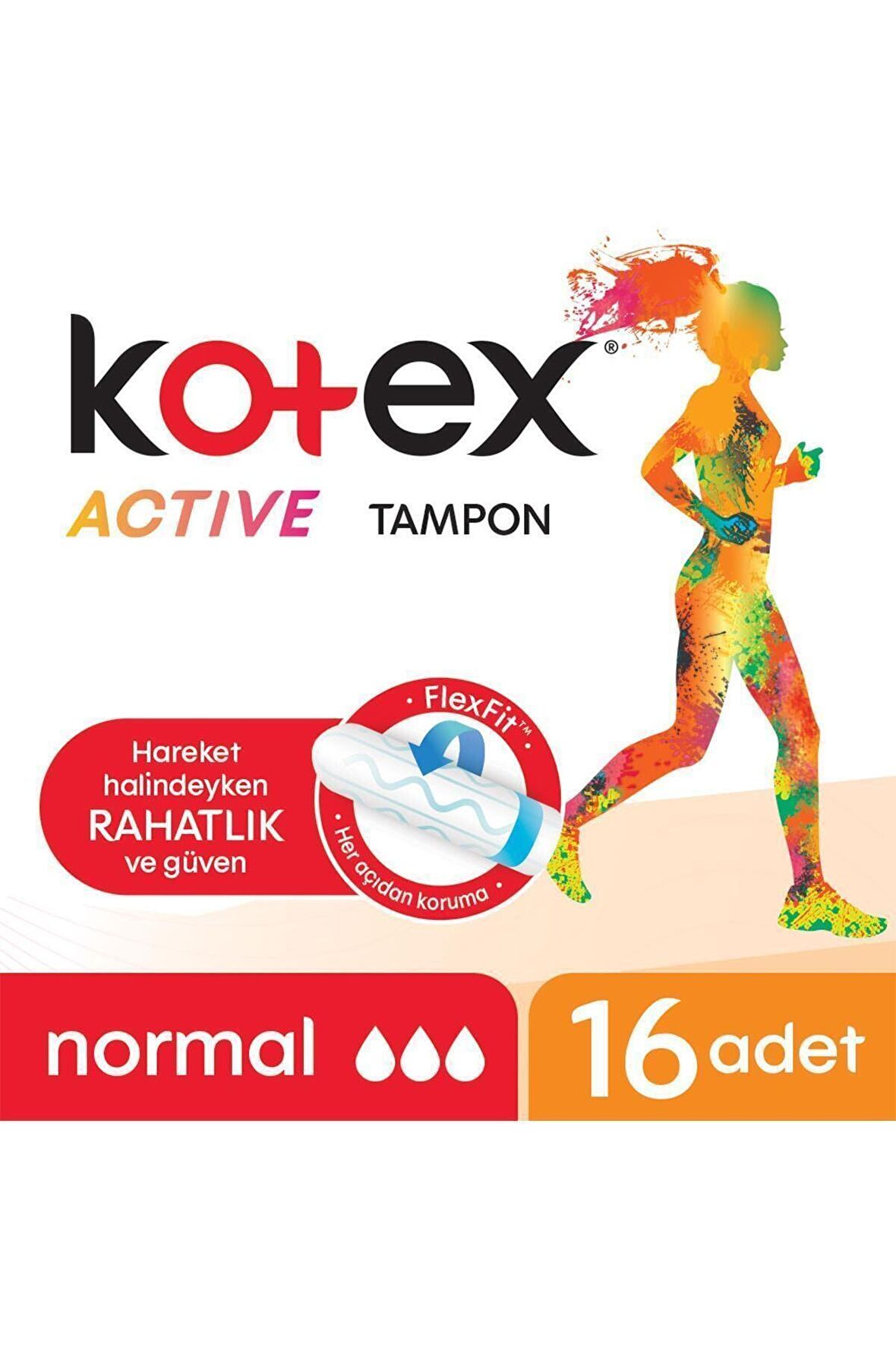 KOTEX ACTİVE TAMPON NORMAL 16 LI