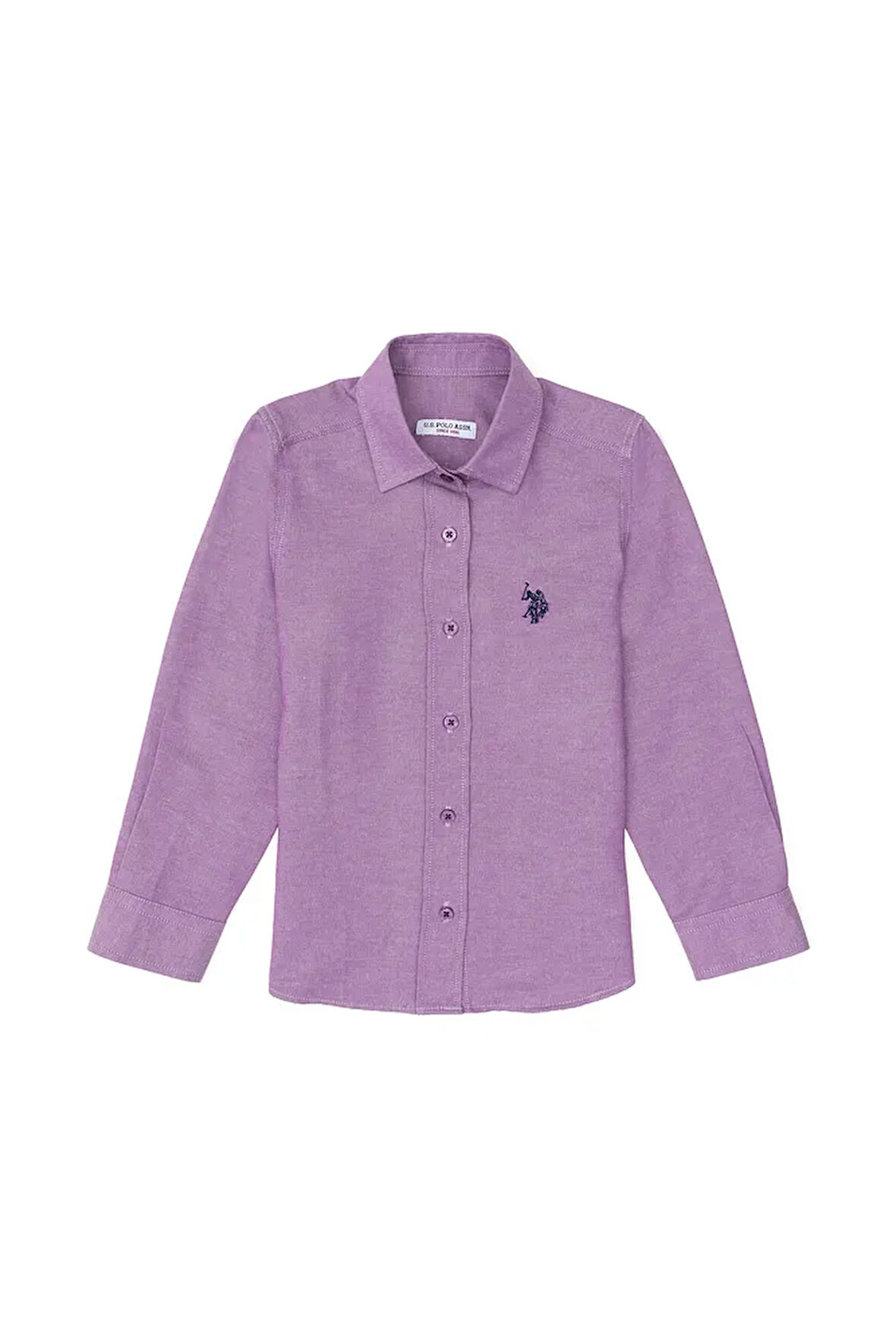 Kız Çocuk Menekşe Uzun Kollu Gömlek 50297414-VR037