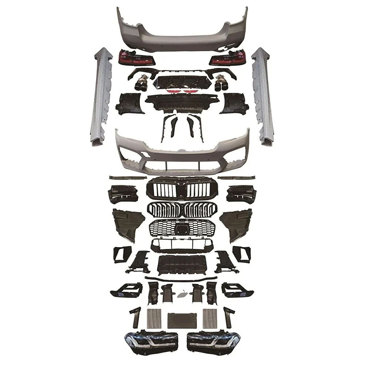 Bmw G30 to G30 LCI M5 Look Body Kit
