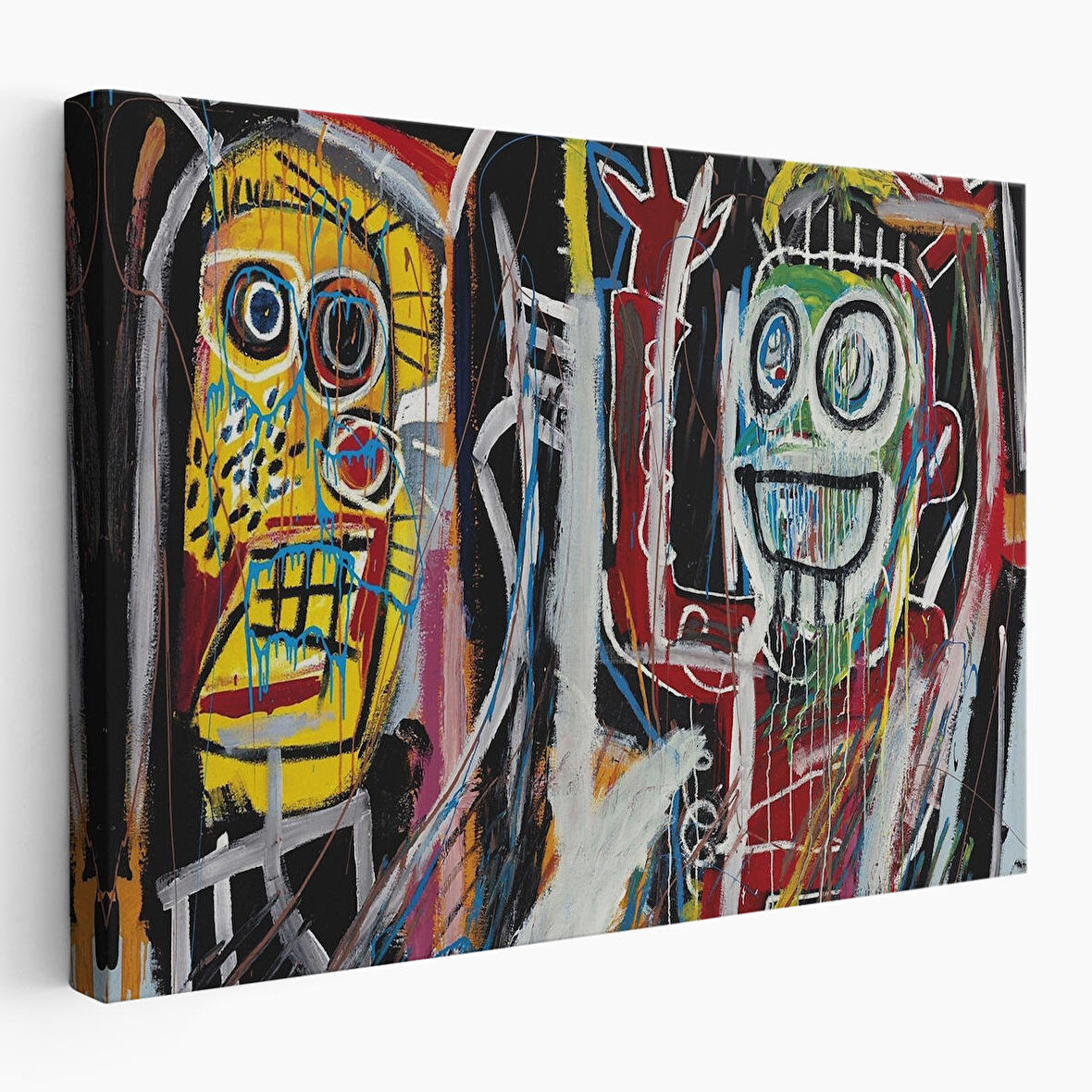 Jean Michel Basquiat, Boom Patmala Eseri Kanvas Tablo-5032