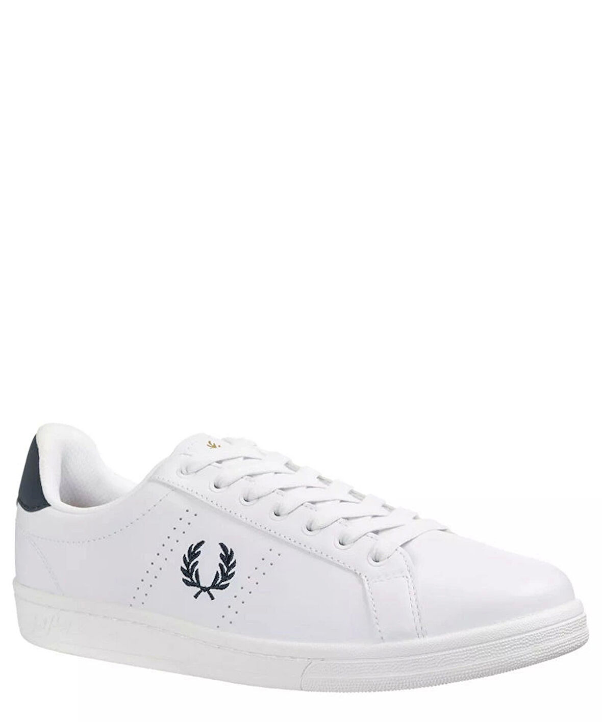 Fred Parry Erkek Beyaz Logo Detaylı Sneaker