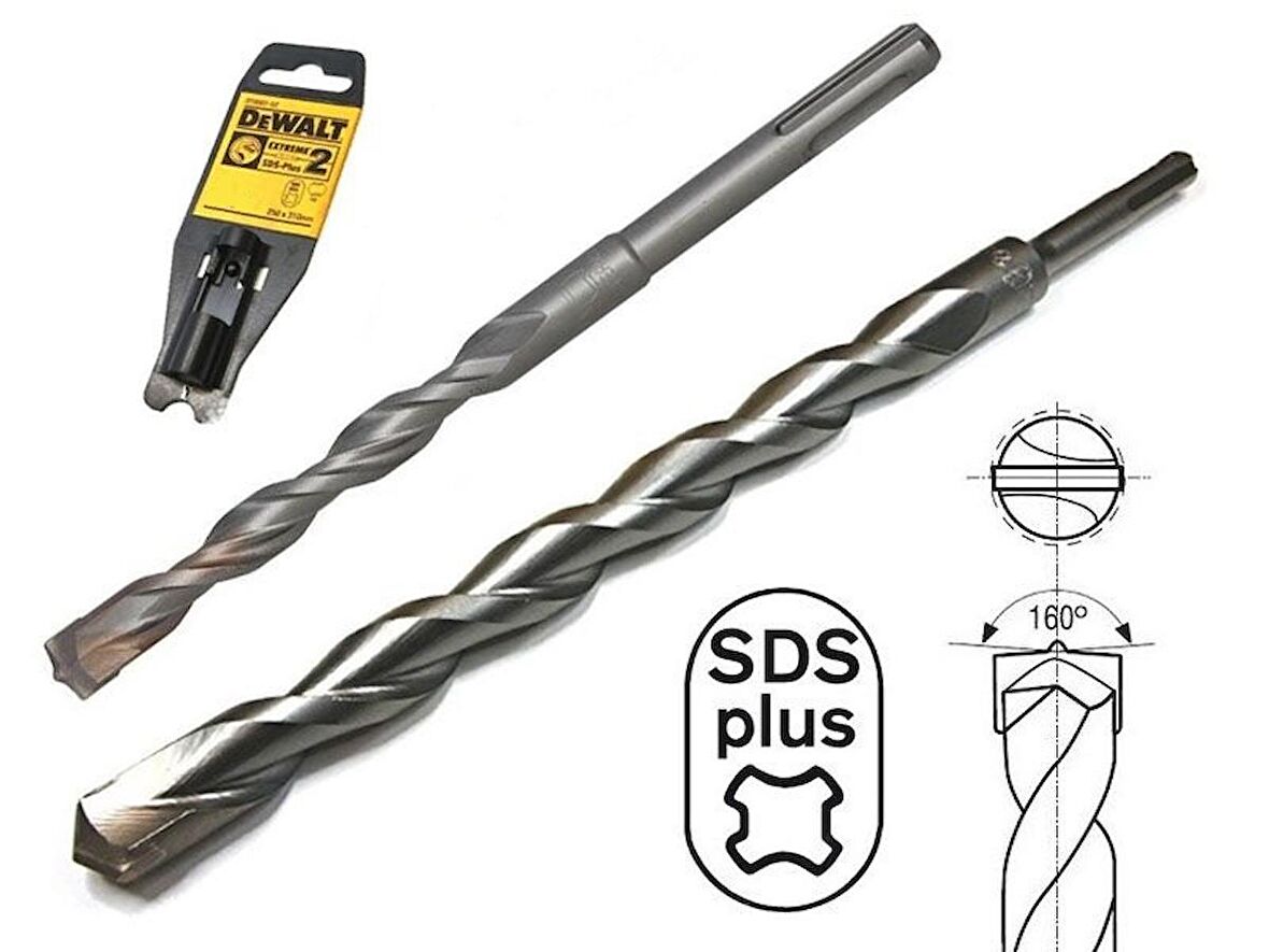 Dewalt DT9540 10x160mm Extreme2 SDS-Plus Matkap Ucu