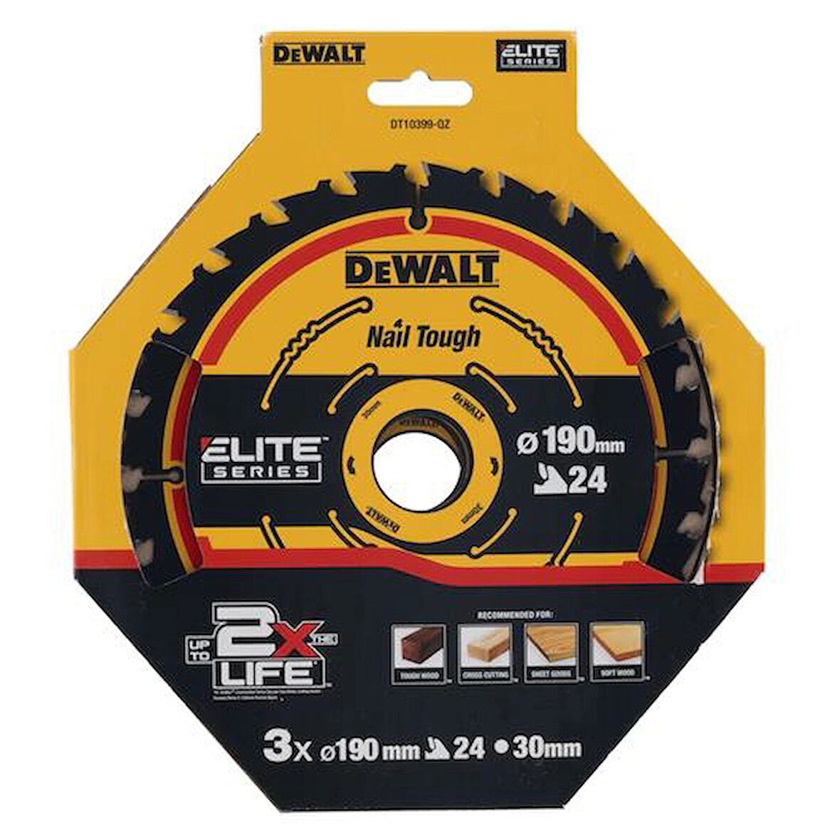 DEWALT 3 PARÇA DAİRE TESTRE BIÇAĞI 190mm DT10399