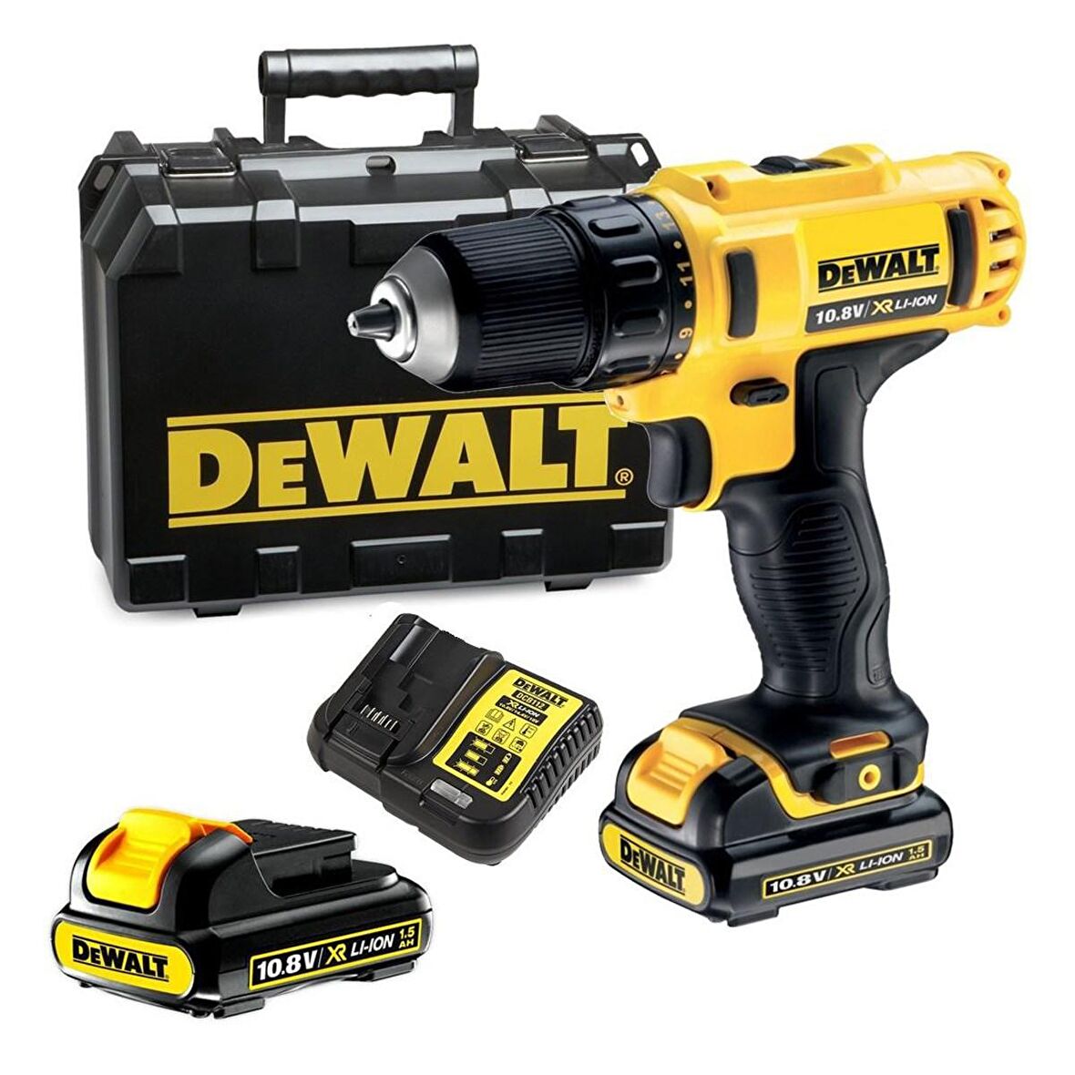 Dewalt DCD710D2-QW Li-Ion Çift Akülü Vidalama 2Ah