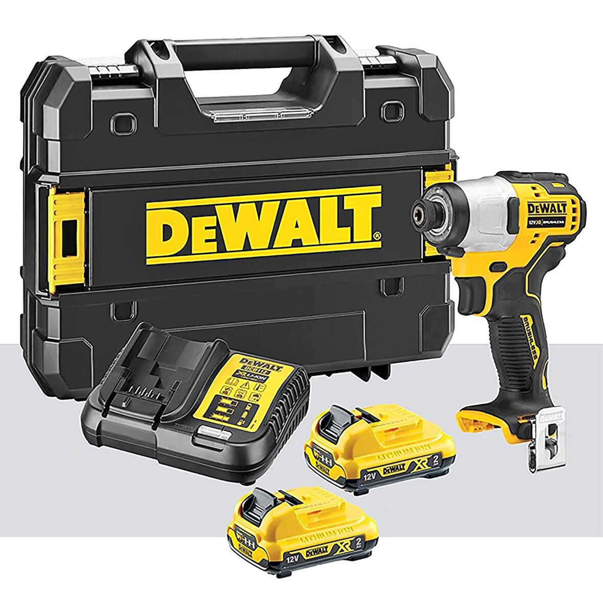 Dewalt Kömürsüz Darbeli Vidalama 12V 2ah - DCF801D2-QW