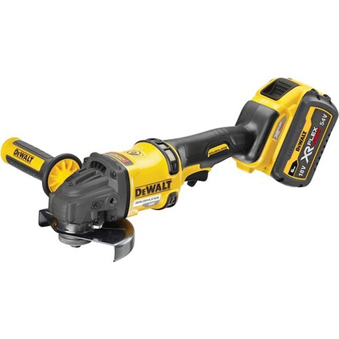 Dewalt DCG418T2 54V, 6Ah, 125mm, Flexvolt, Kömürsüz Taşlama