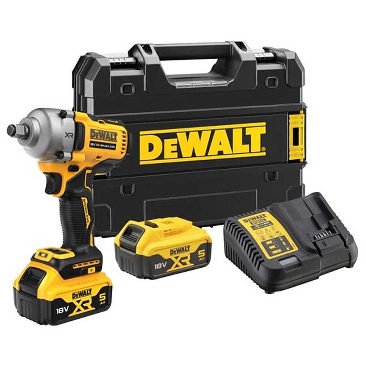 Dewalt DCF891P2T 5 Ah Çift Akülü Vidalama Makinesi