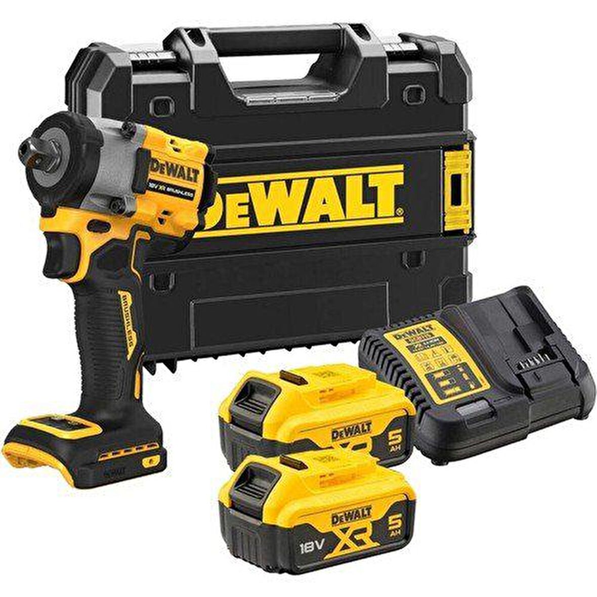 DEWALT DCF922P2T 18V 5.0 AH ÇİFT AKÜLÜ SOMUN SIKMA MAKİNESİ