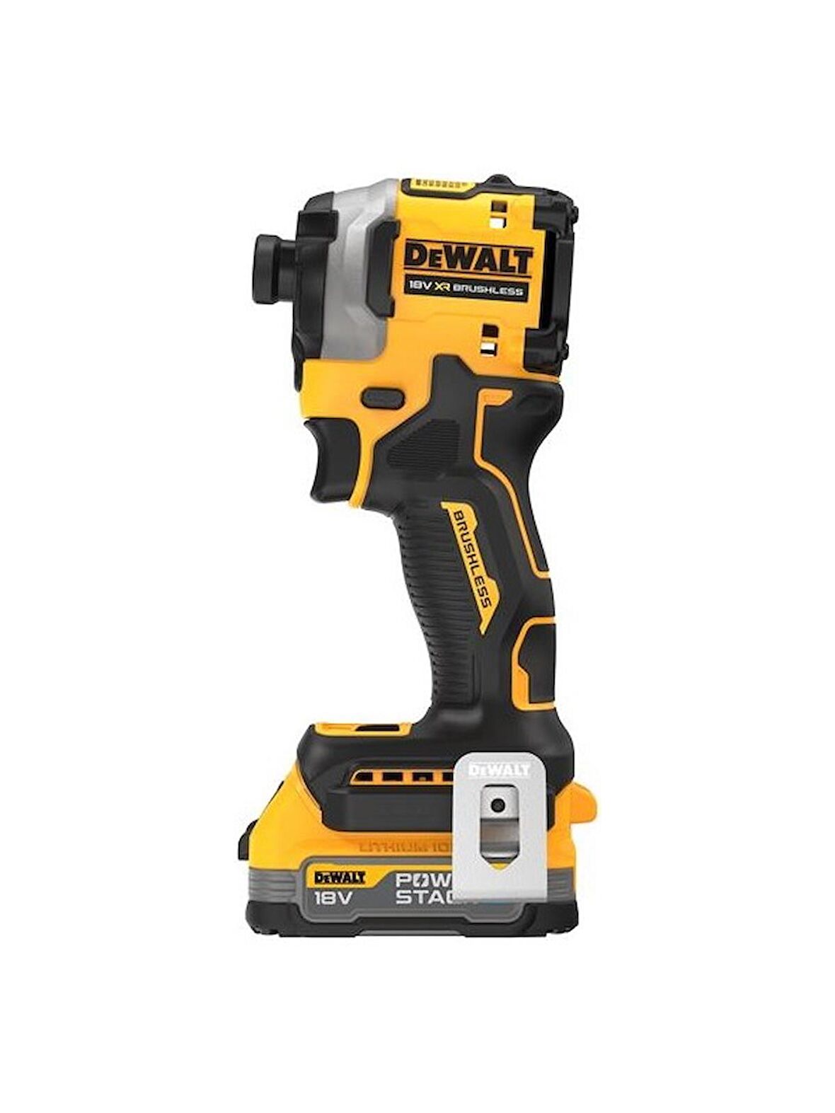 Dewalt DCF850E2T 18V 1.7AH Li-Ion Power Stack Kömürsüz Çift Akülü Darbeli Tornavida