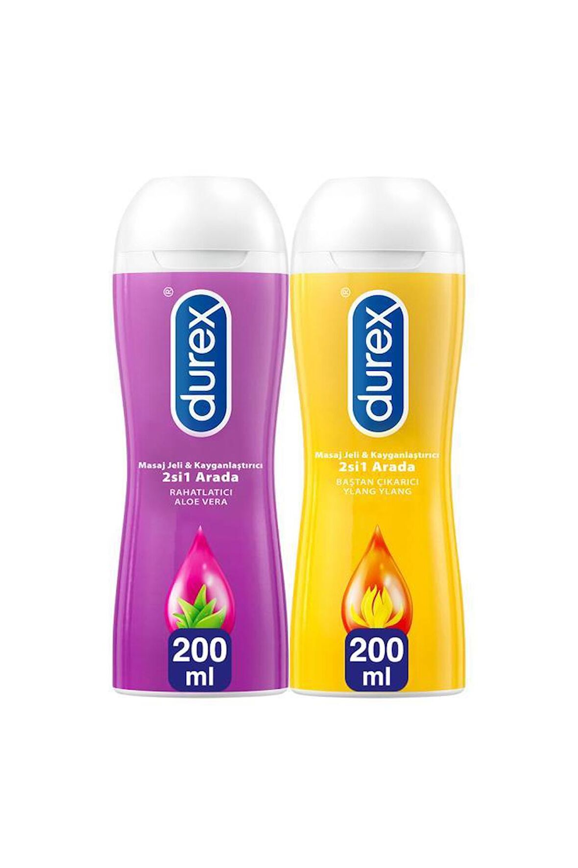 Play Kayganlaştırıcı & Masaj Jeli Aloe Vera 200 ml Hassas Ylang 200 ml