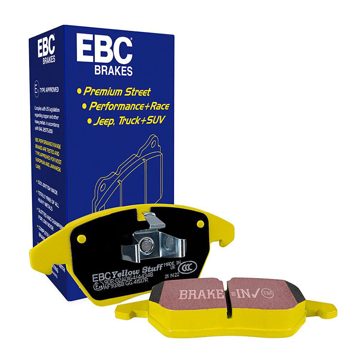 EBC Yellowstuff 4000 Serisi Fren Balatası DP42025R