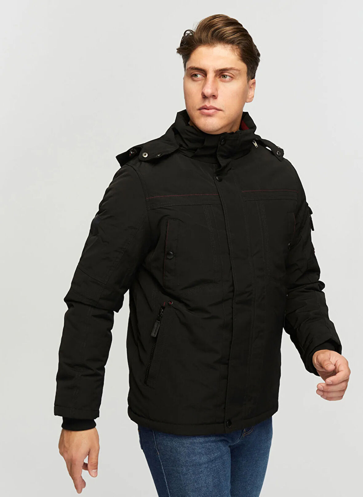 Pointback Siyah Erkek Mont 24K5656