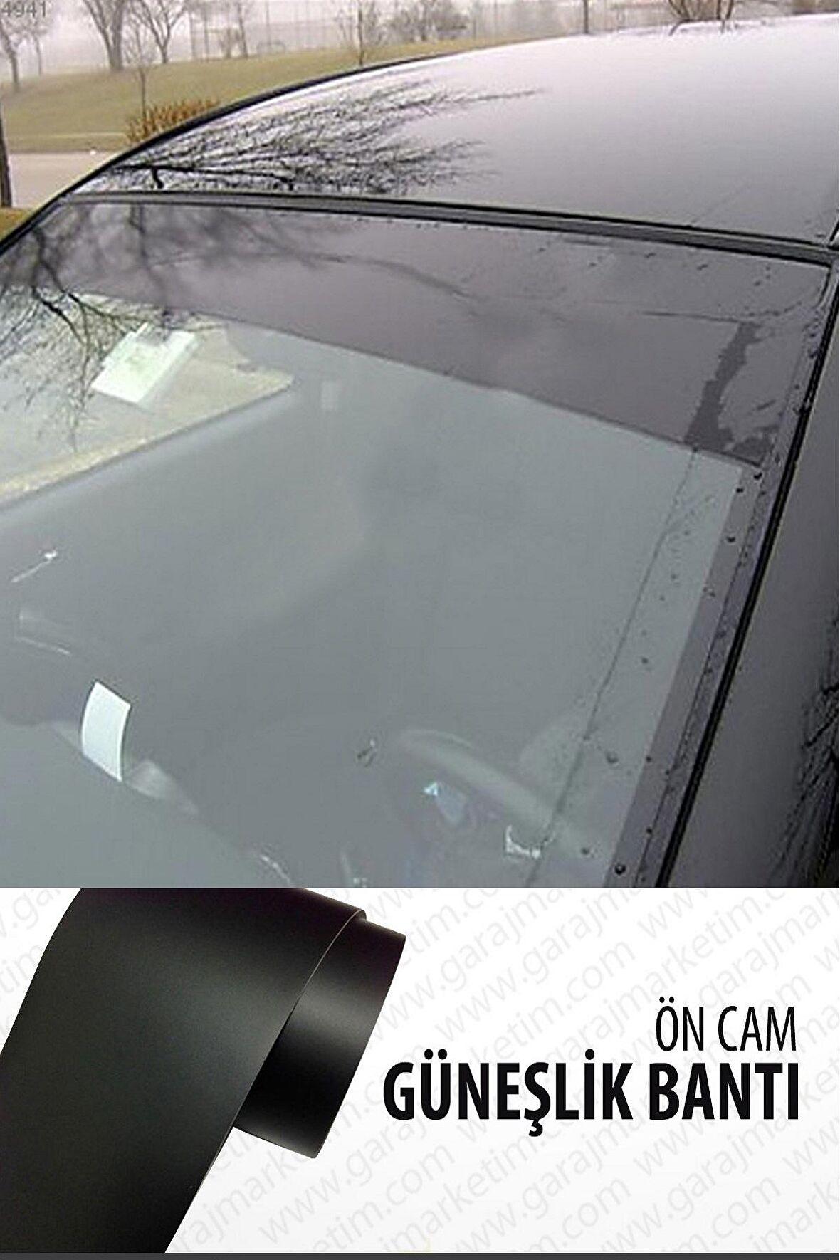 Amerikan Çizilmez Cam Filmi Güneşlik 25 cm x 8 metre