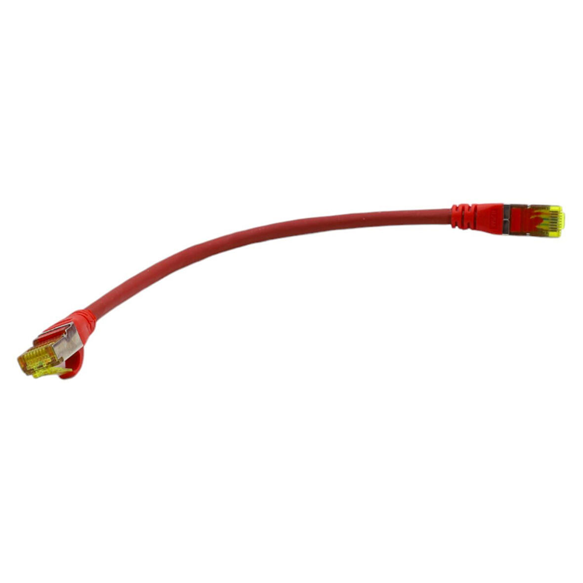 DIGITUS CAT6A S-FTP PATCH CORD 0,25 MT RED (10'LU PAKET)