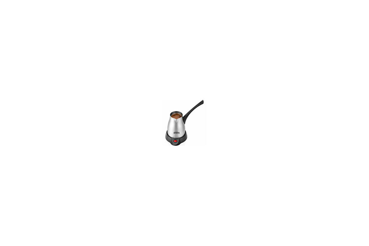 ÇELİK ELEKTRİKLİ CEZVE TÜRK KAHVE MAKİNESİ - 5FİNCAN=400ML KABLOSUZ KULLANIM- 360°DÖNER 700W SCM-2957 (5042)