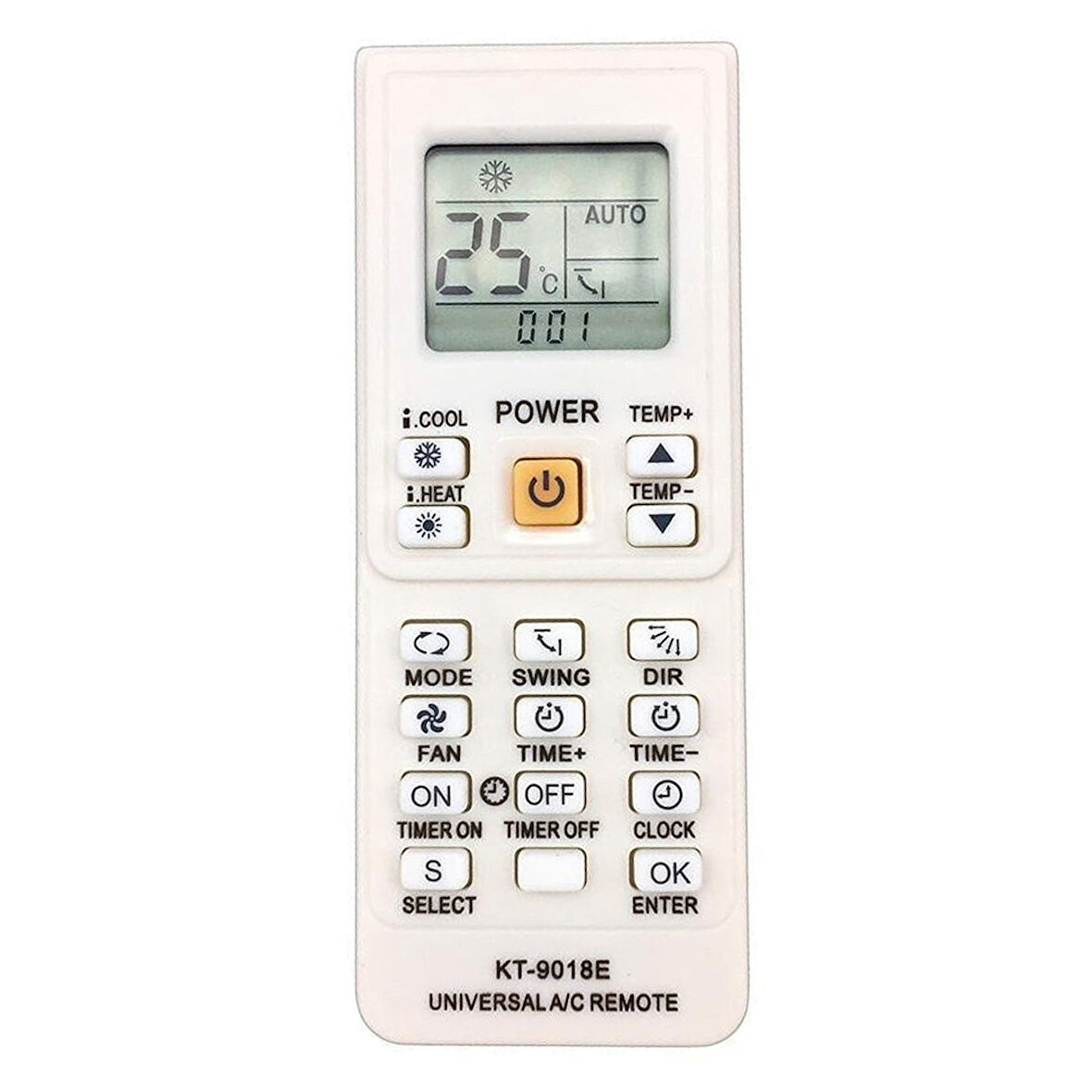 KT-9018E UNİVERSAL KLİMA AKILLI KUMANDASI (B-228B) (5042)