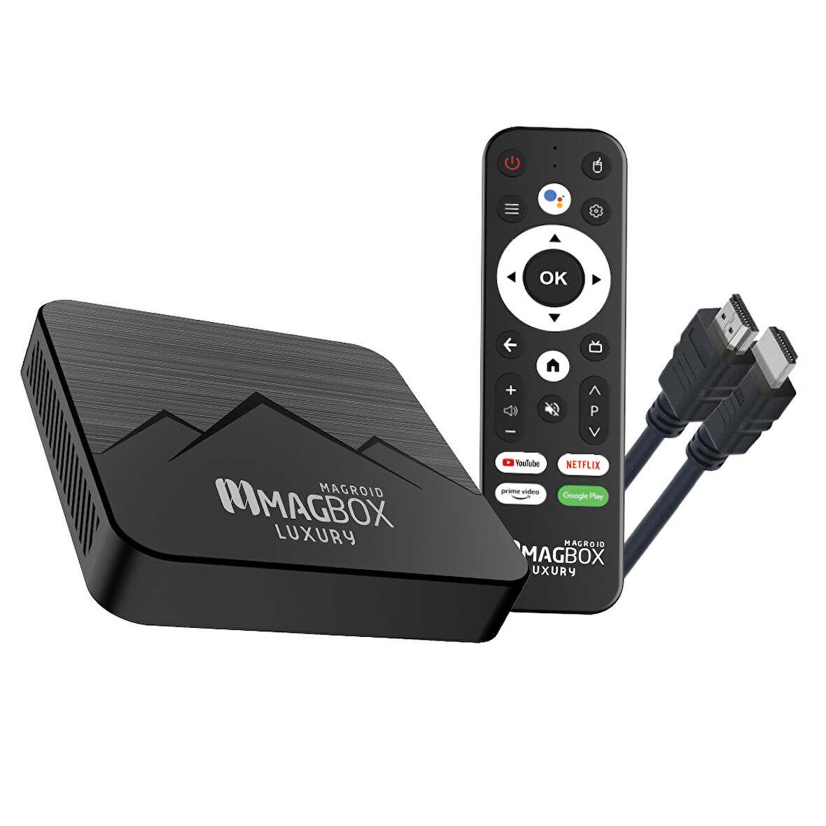 MAGBOX MAGROID LUXURY 32 GB HDD 2 GB RAM BLUETOOTH 5G SES KOMUT KUMANDALI ANDROID TV BOX (5042)