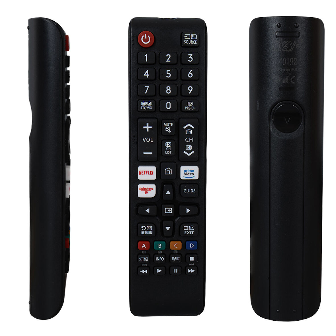 SAMSUNG BN59-01315B NETFLIX-PRIME VIDEO-RAKUTEN TUŞLU KISA LCD LED TV KUMANDA (40192=2860) (5042)