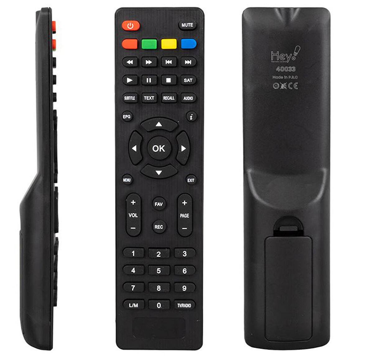 MYSAT * MOONSTAR MS-3000 FULL HD LM TUŞLU UYDU ALICI KUMANDASI (40033=21830) (5042)