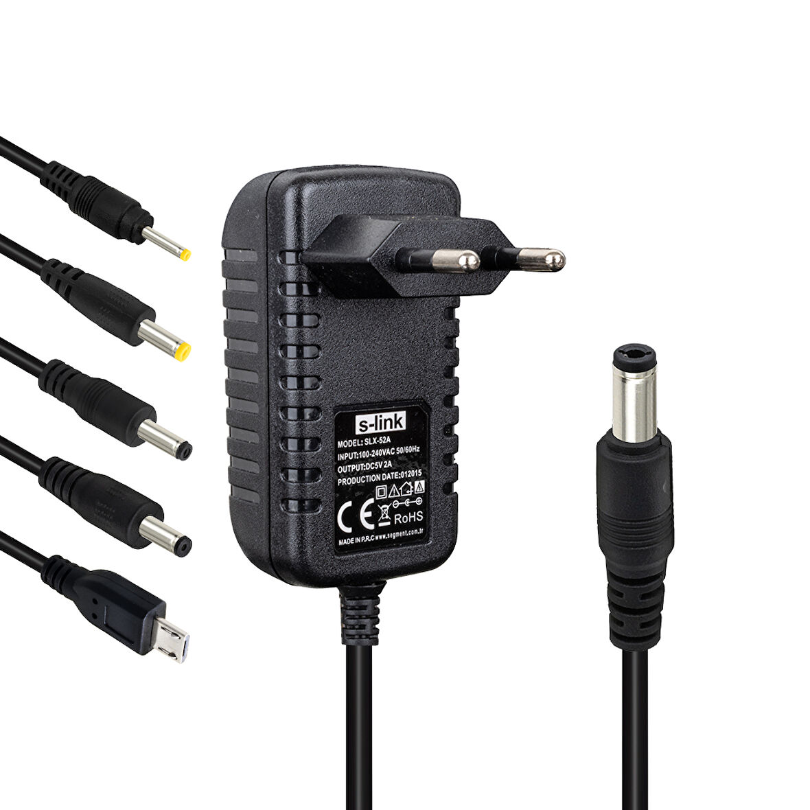 5 VOLT - 2 AMPER TABLET PC ADAPTÖRÜ ÇOK UÇLU SLX-52A (5042)